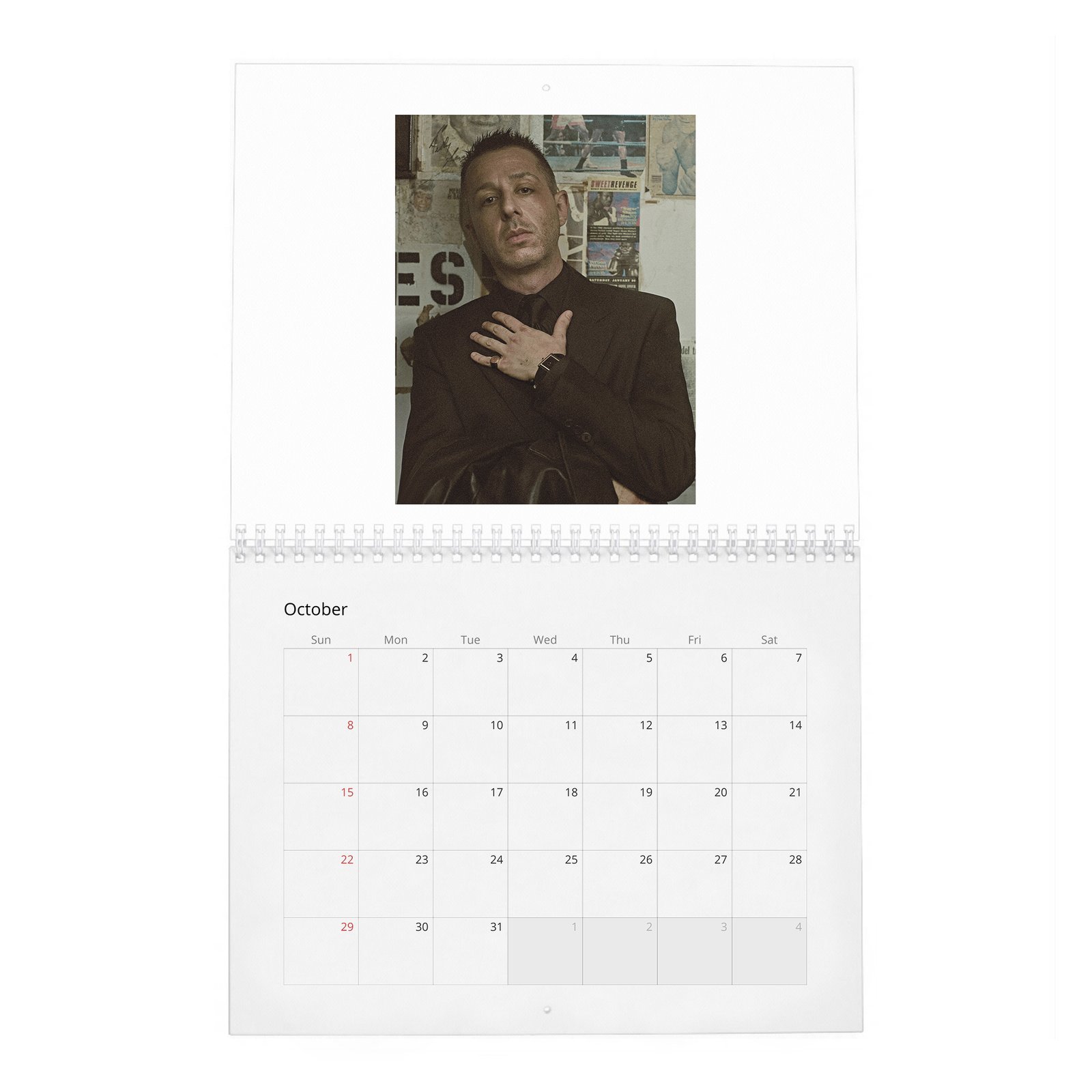 10 Jeremy Strong - The Relentless 2027 Wall Calendar