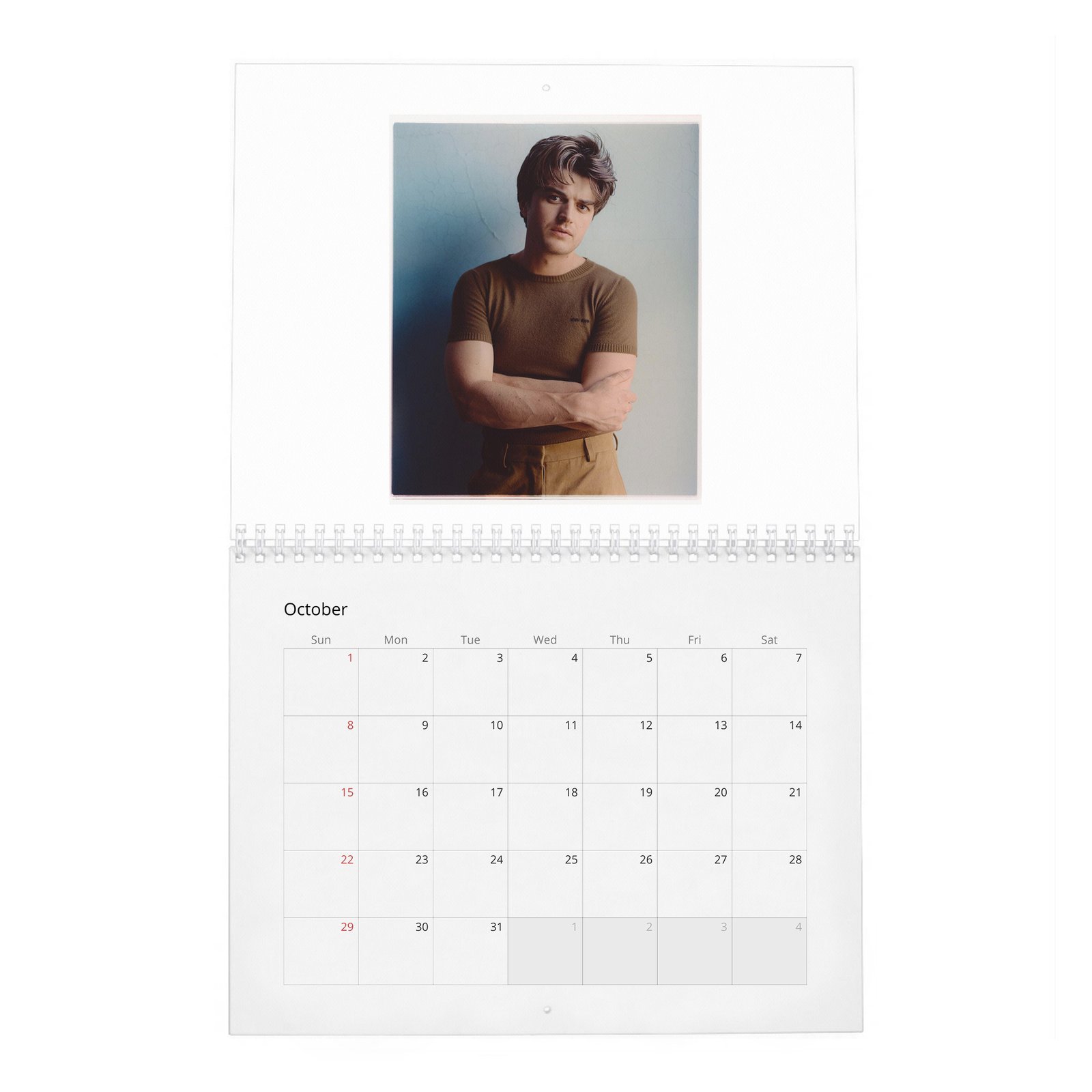 Joe Keery - Levels Up 2027 Wall Calendar