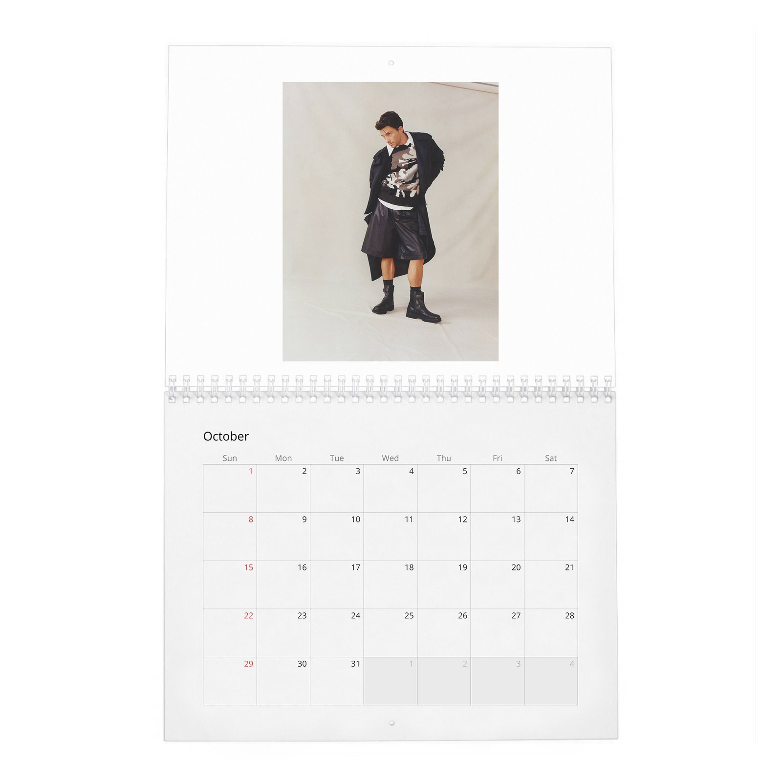 Jonathan Bailey - Becoming A Leading Man 2027 Wall Calendar