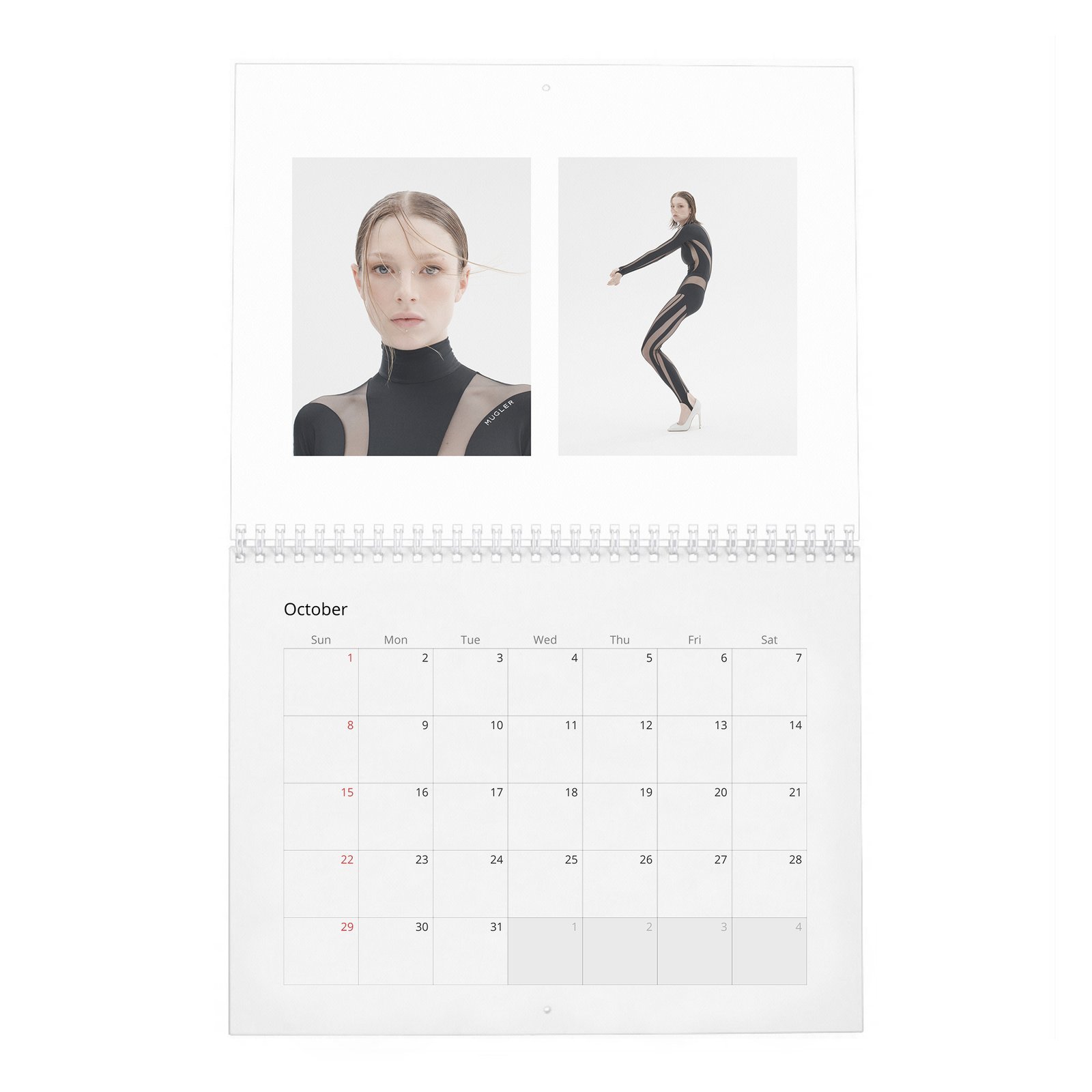10 (2) Hunter Schafer - Leaning In 2027 Wall Calendar