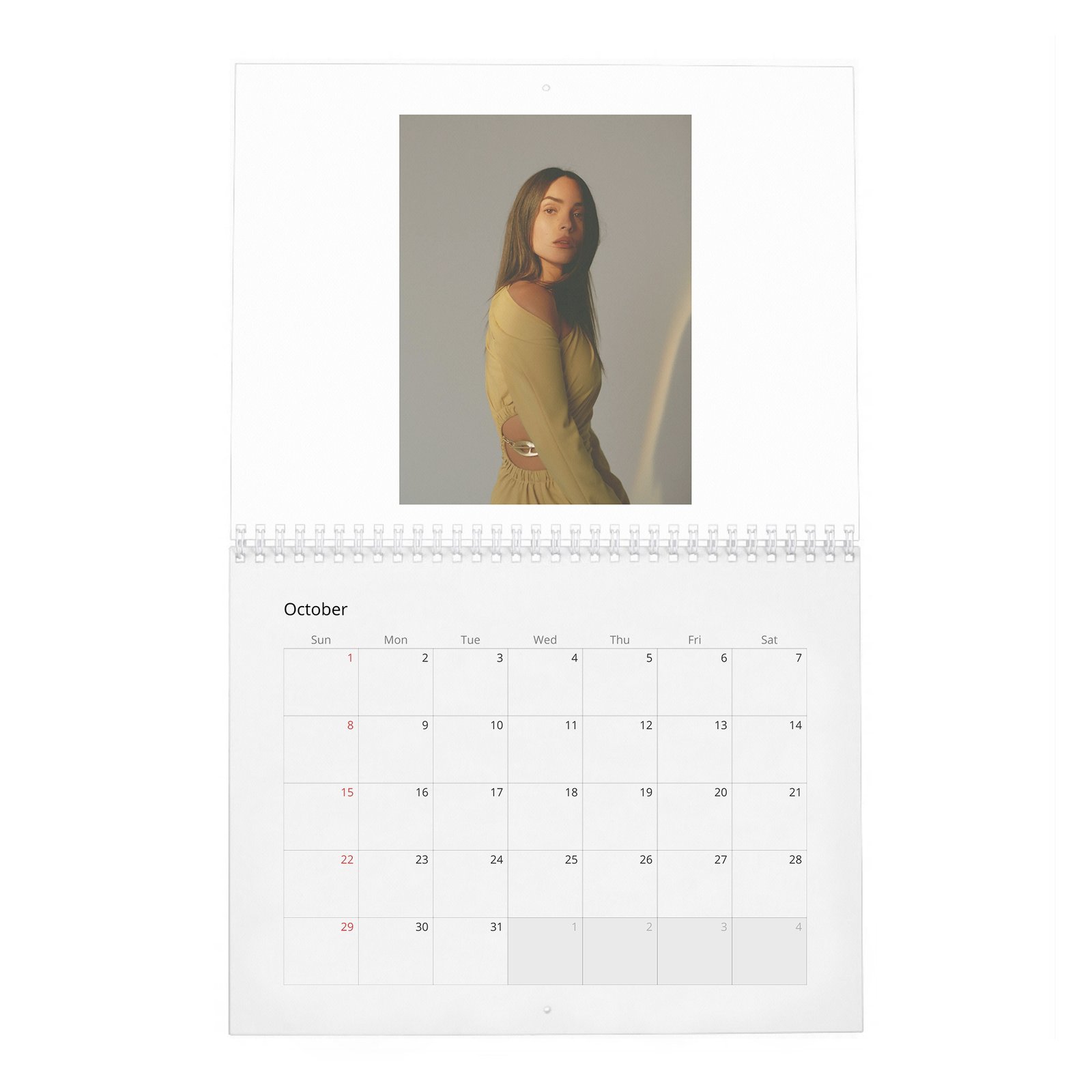 10 Adria Arjona - Laterals 2027 Wall Calendar