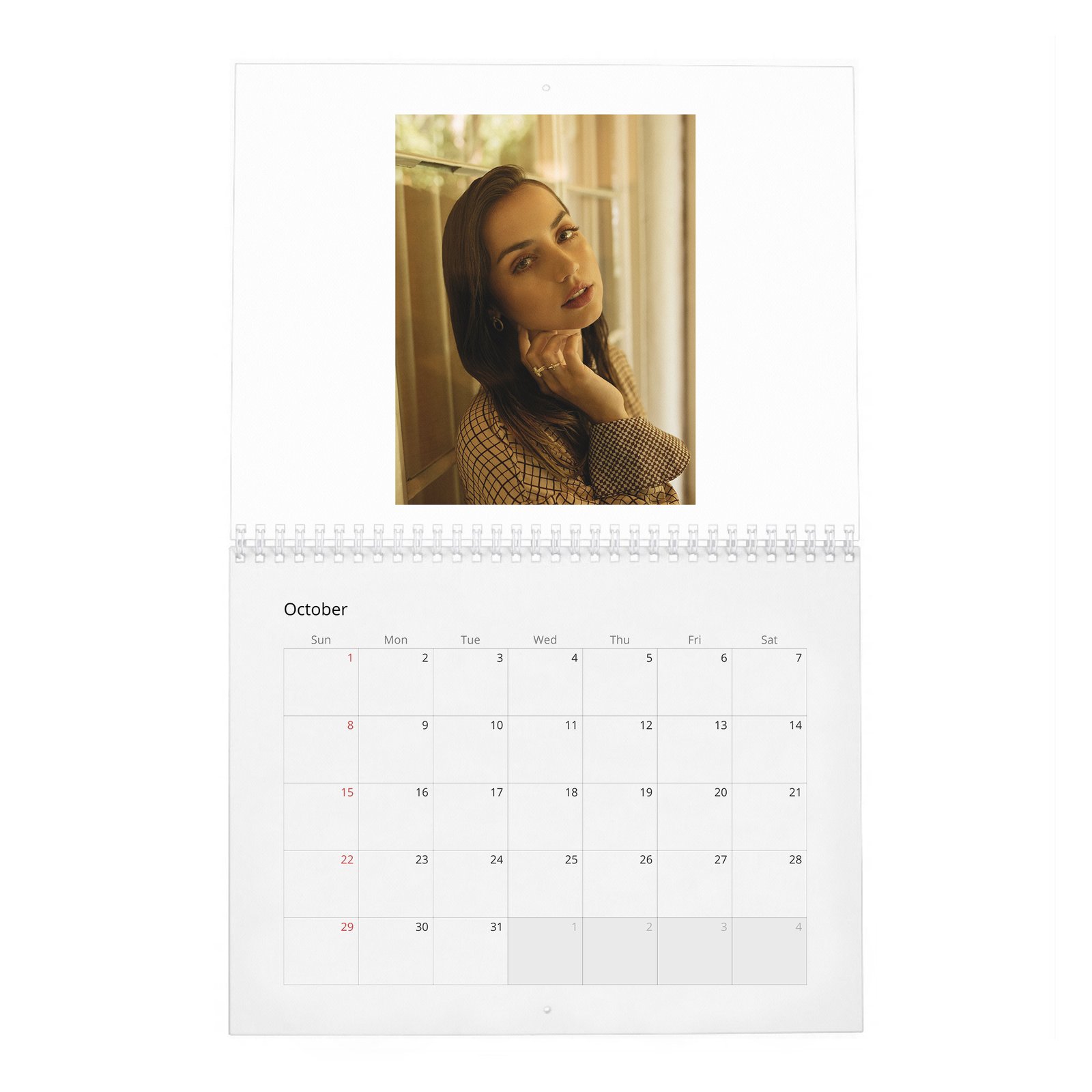 10 Ana De Armas - Flaunt 2027 Wall Calendar