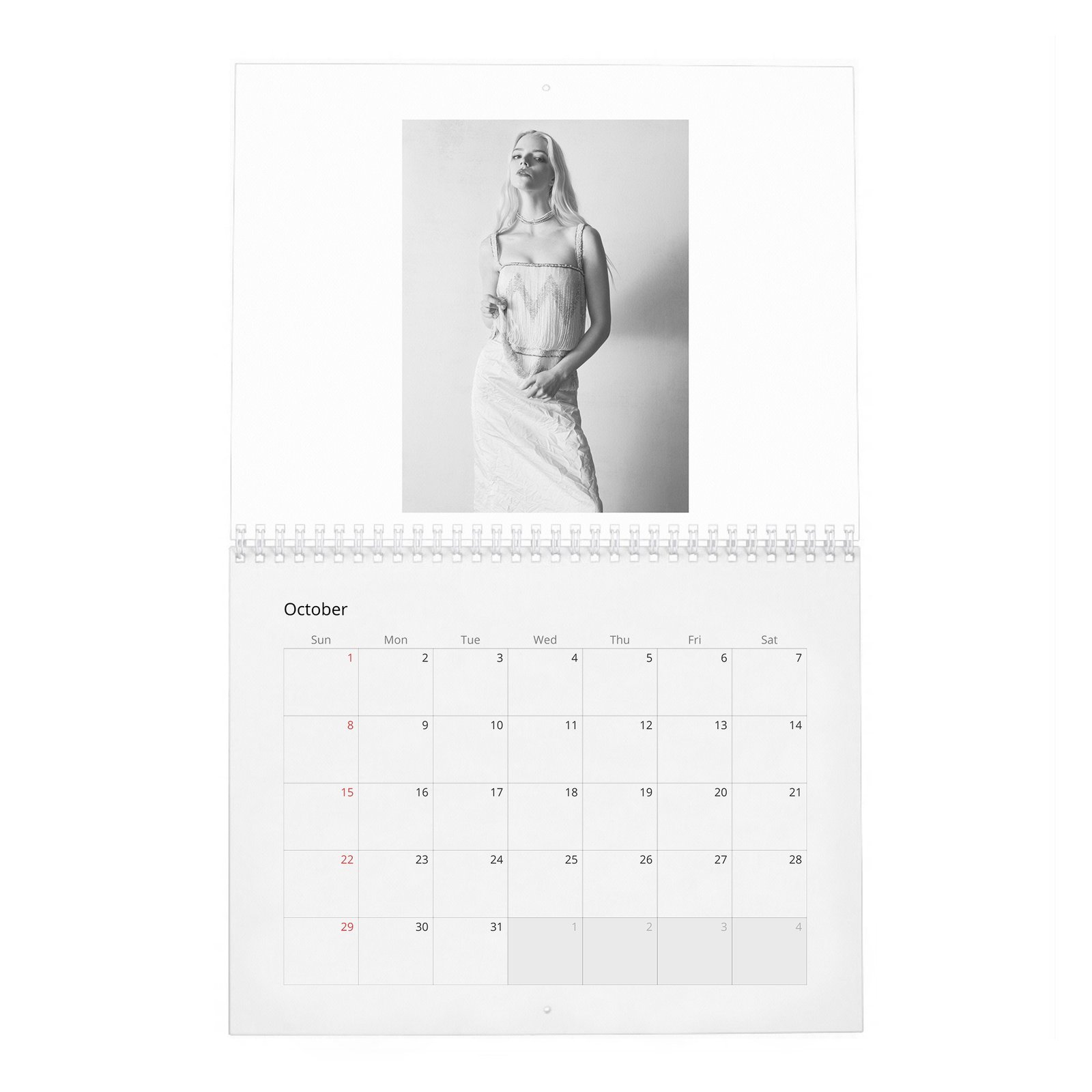 10 Anya Taylor-Joy - Platinum Queen 2027 Wall Calendar