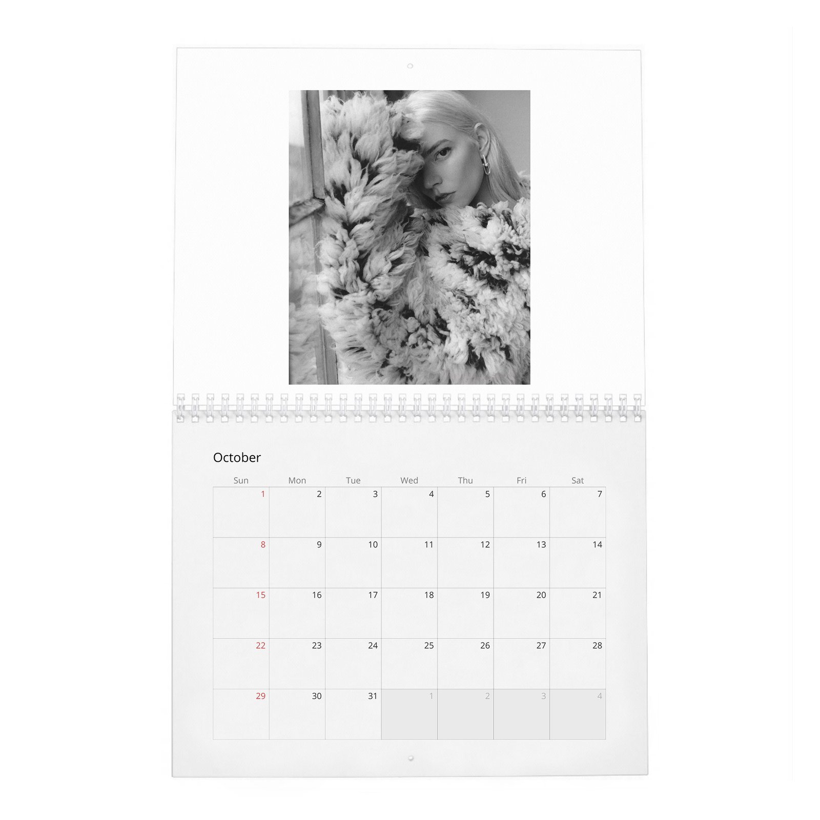 Anya Taylor-Joy - Summer Of Love 2027 Wall Calendar