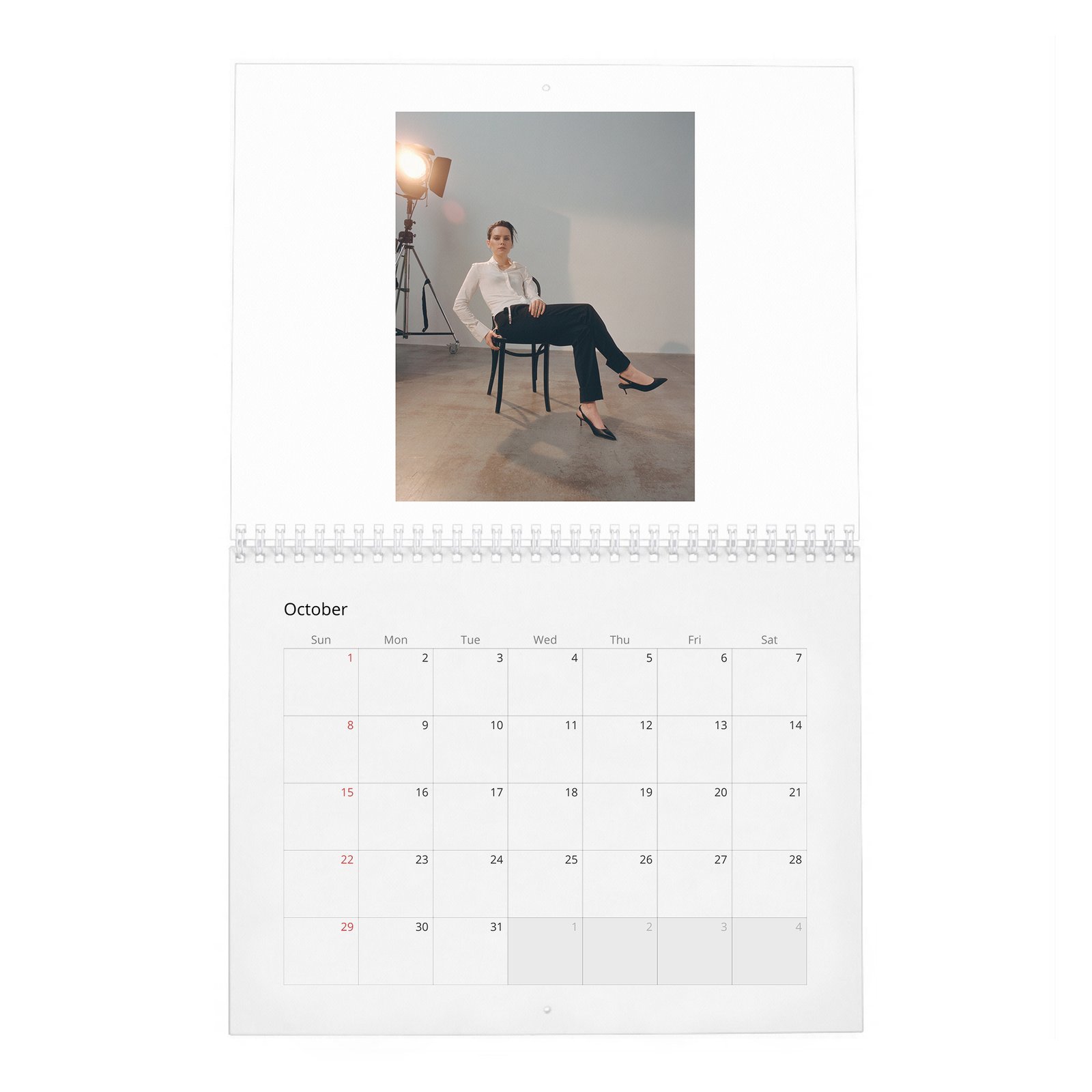 10 Daisy Ridley - Trailblazer In Her Own Right 2027 Wall Calendar