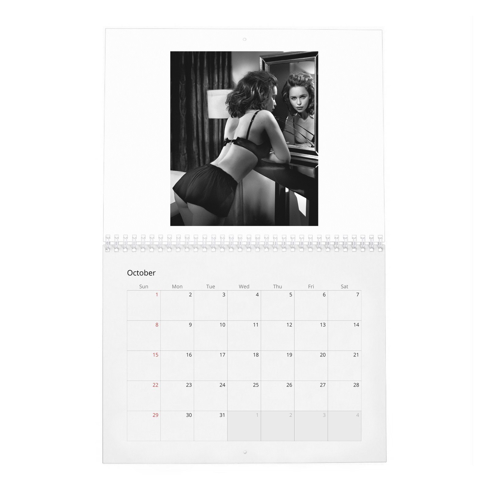Emilia Clarke - Mother Of Dragons 2027 Wall Calendar