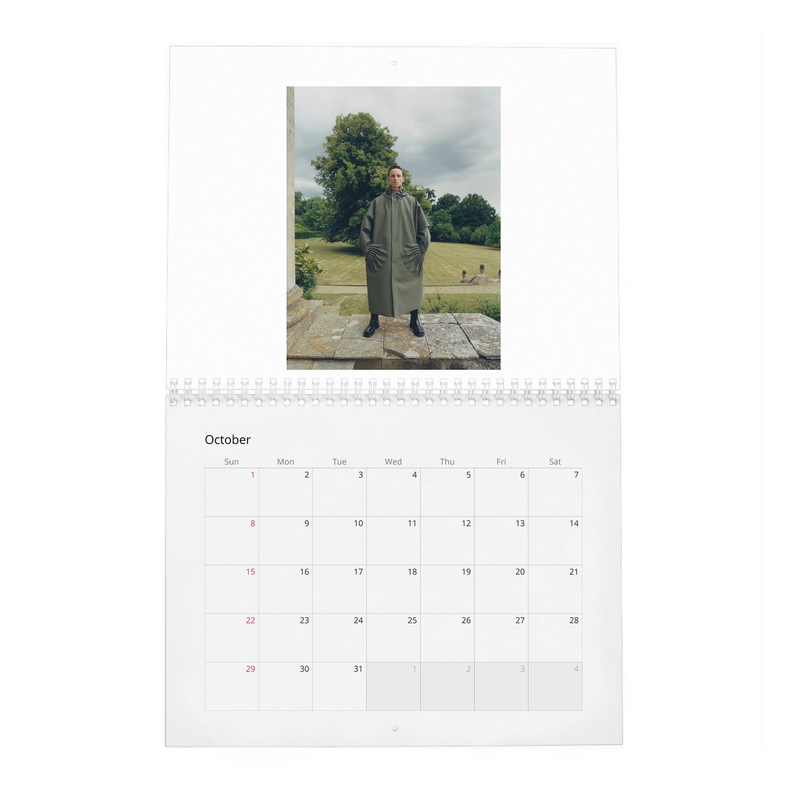 10 Eddie Redmayne - English Class 2027 Wall Calendar