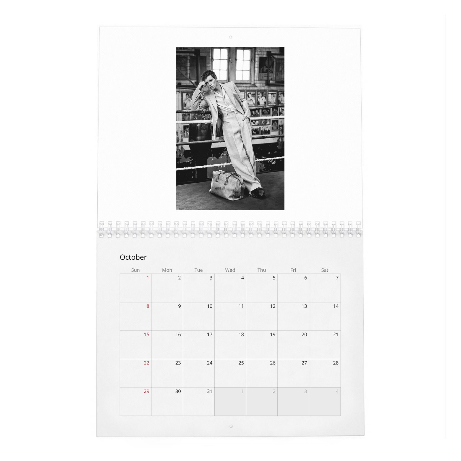 10 Eddie Redmayne - Rare Talent 2027 Wall Calendar