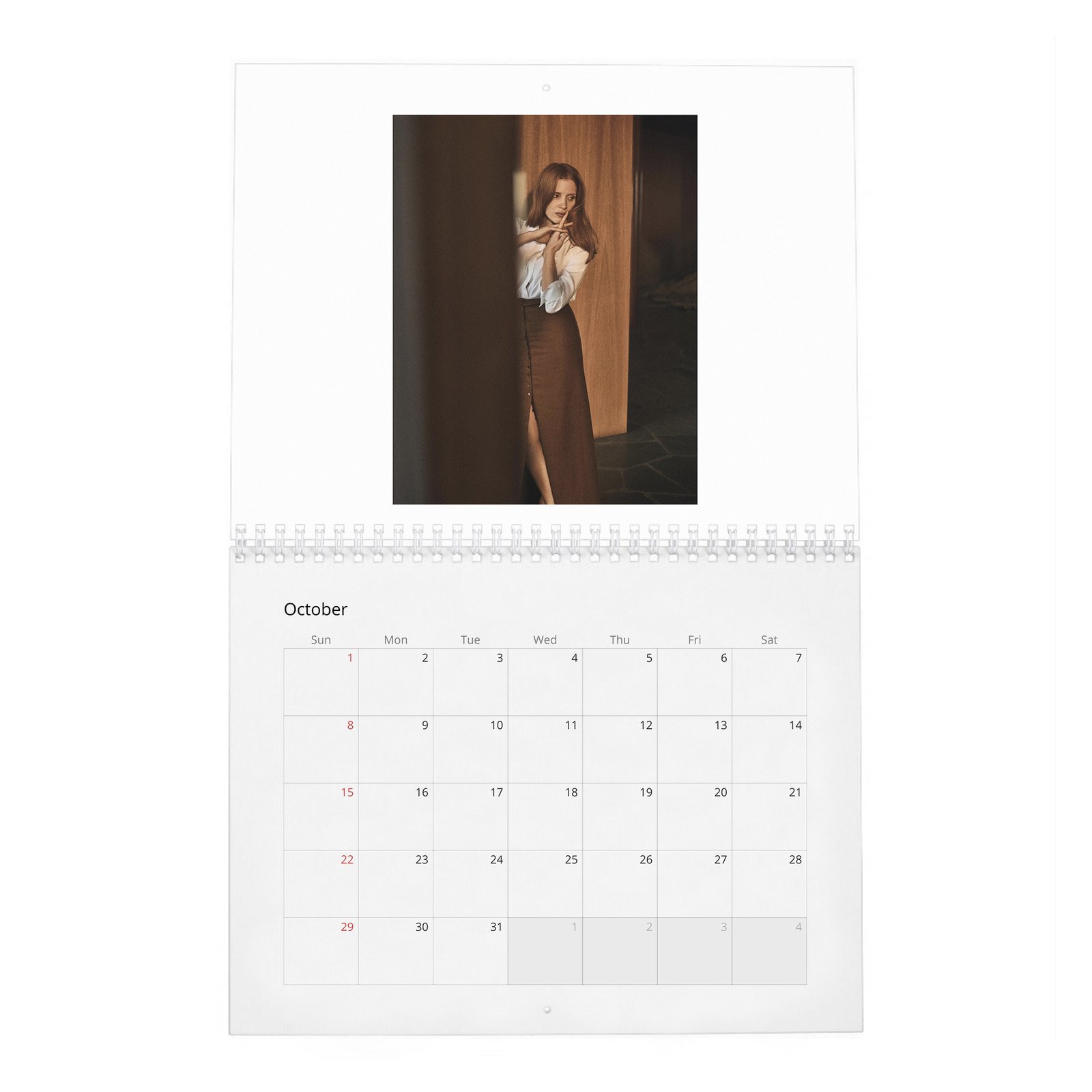 10 Jessica Chastain - Talent And Legend 2027 Wall Calendar
