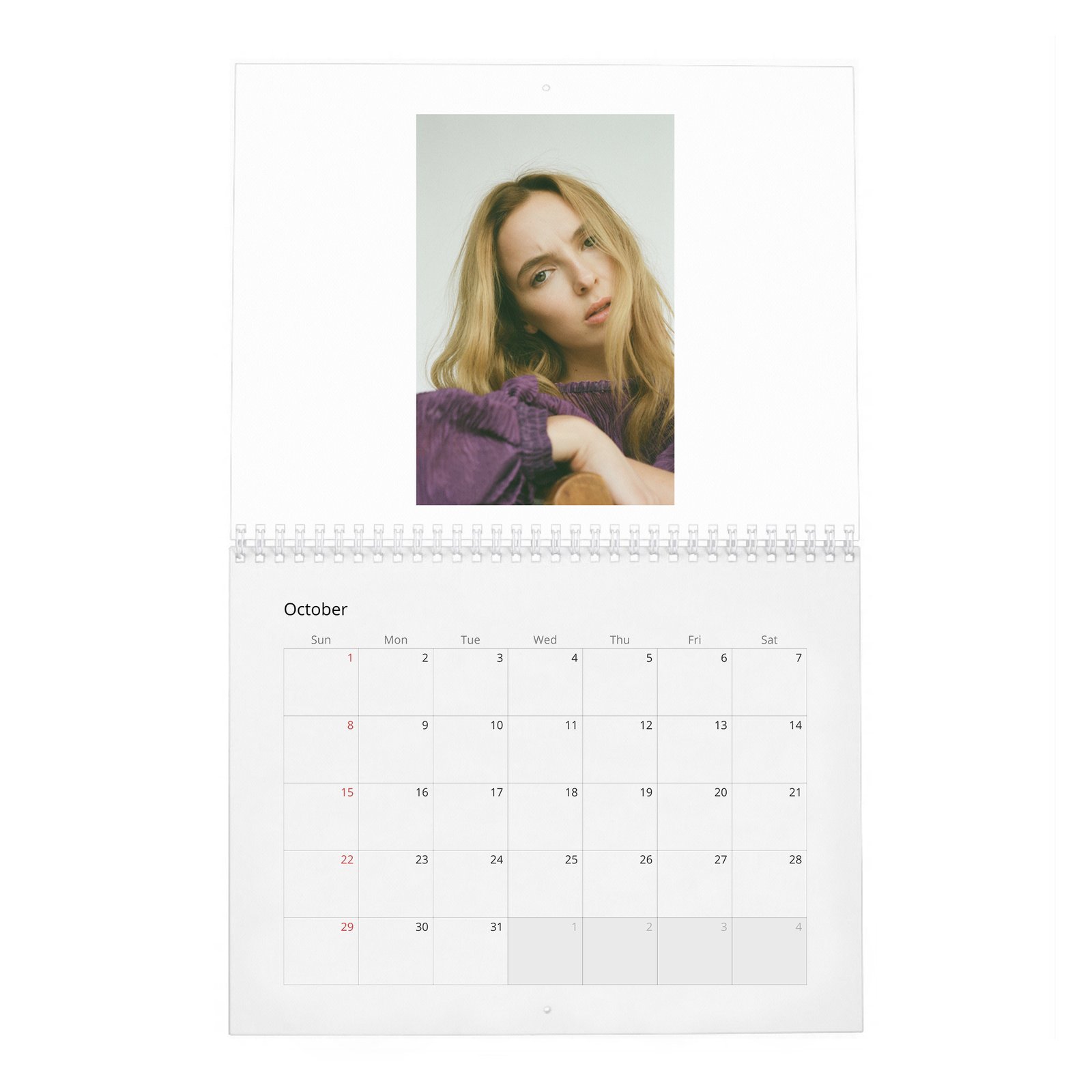 10 Jodie Comer - Talent And Perfect 2027 Wall Calendar