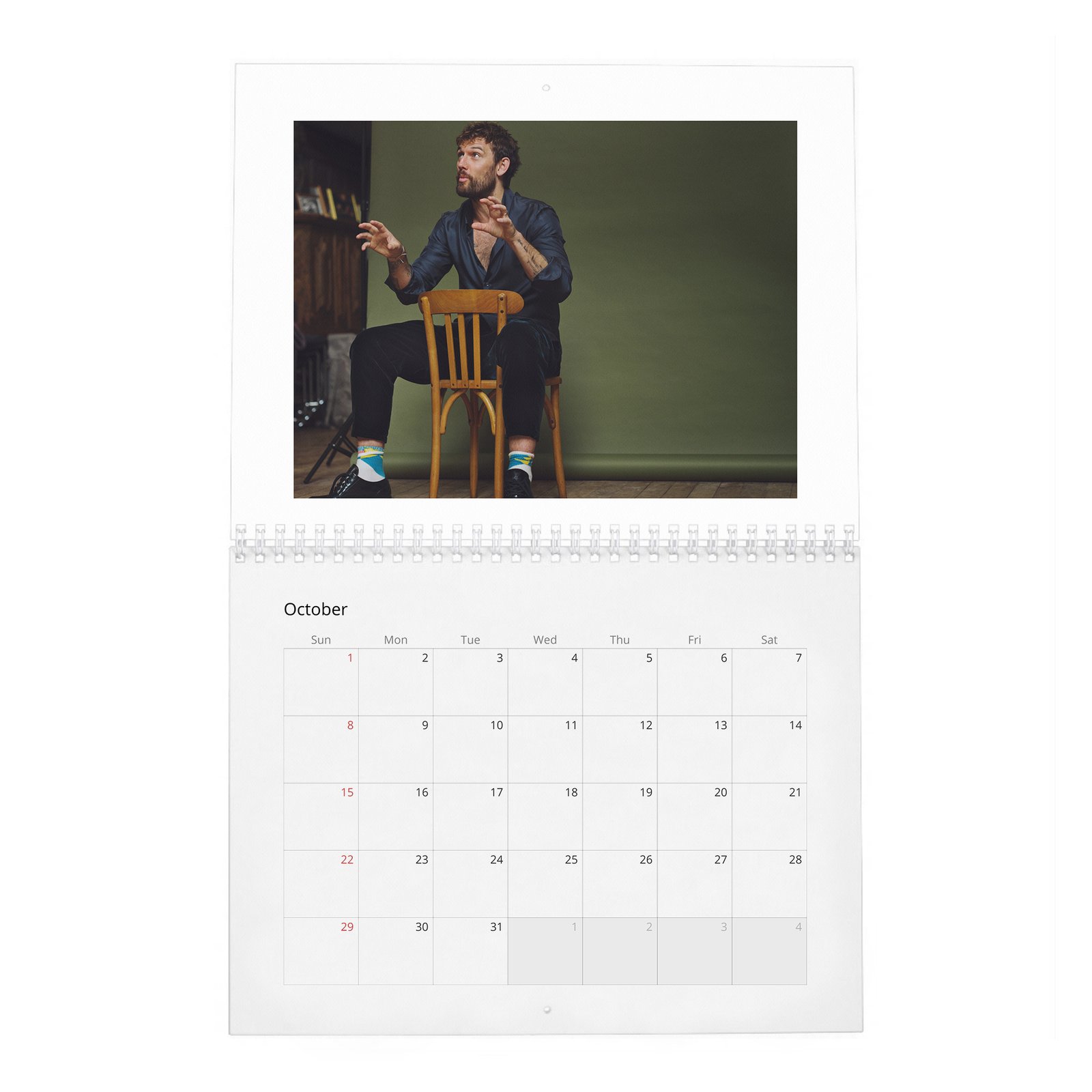 10 Alex Pettyfer - My Way 2027 Wall Calendar