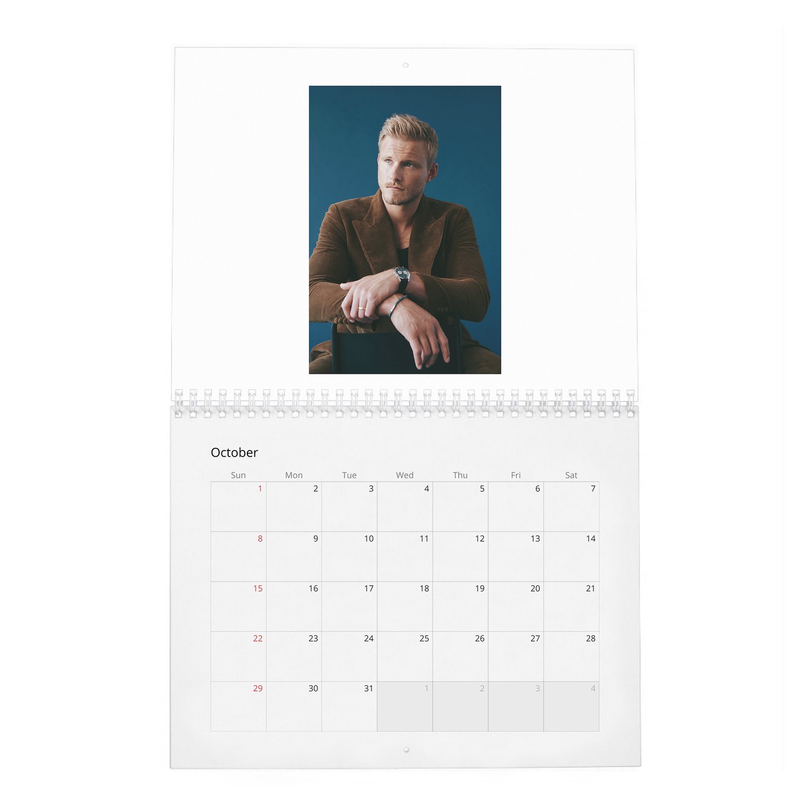 10 Alexander Ludwig - Lucky In Love 2027 Wall Calendar