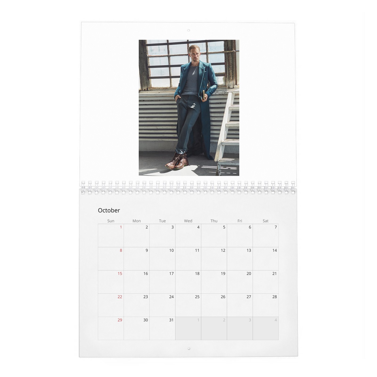 10 Alexander Skarsgard - Scenes 2027 Wall Calendar