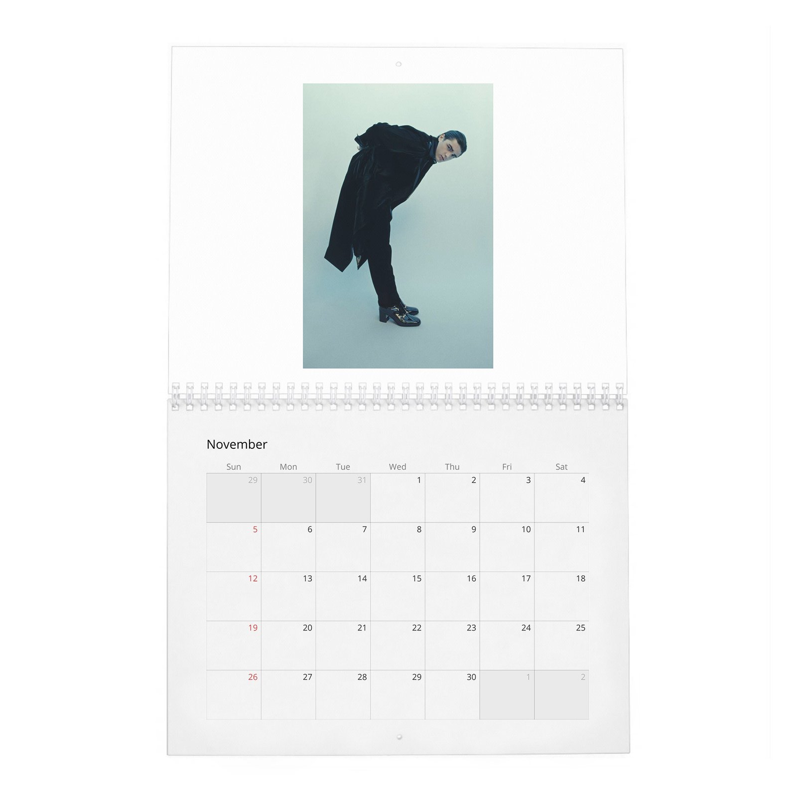 11 Asher Angel - In Conversation 2027 Wall Calendar
