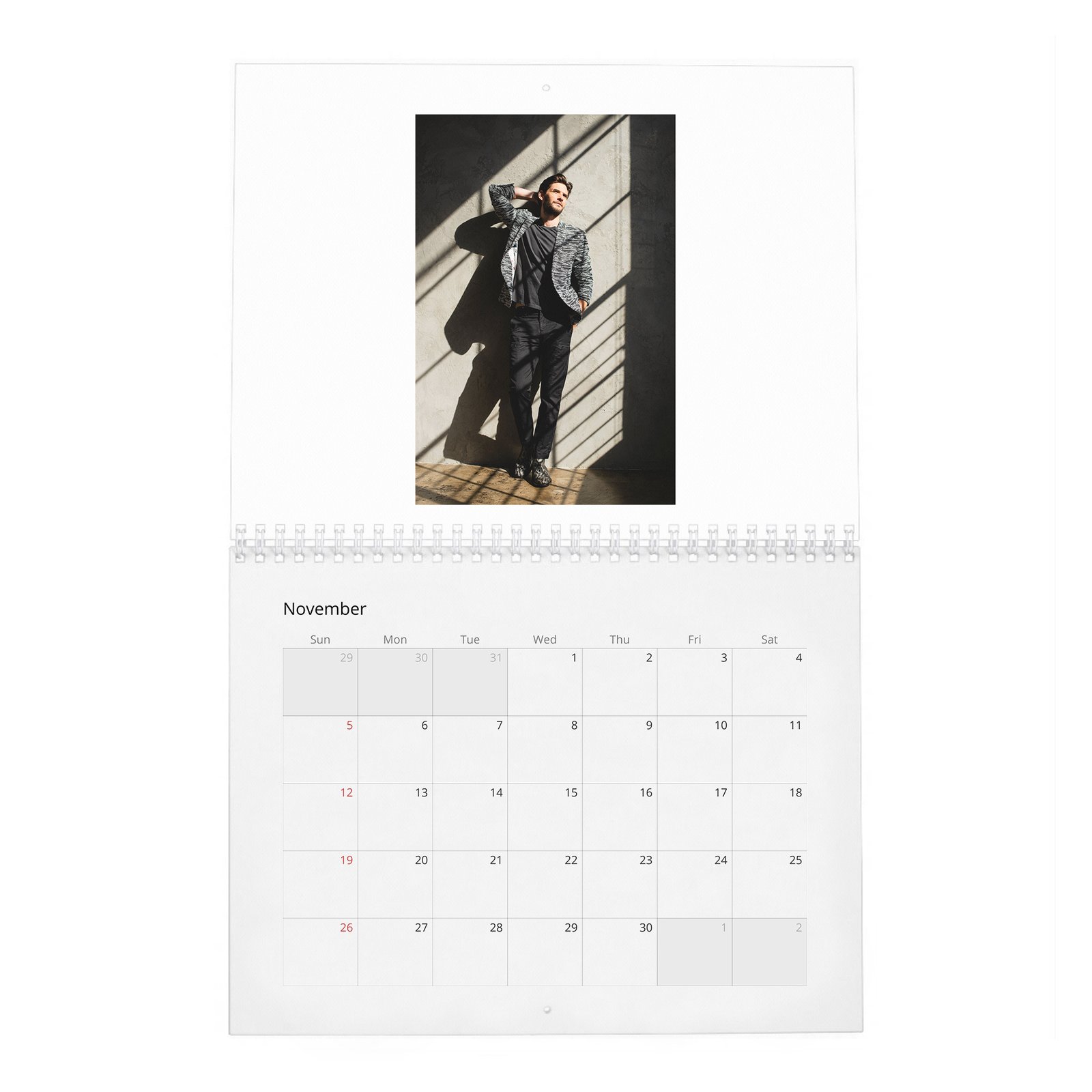 Ben Barnes - Songs For You 2027 Wall Calendar