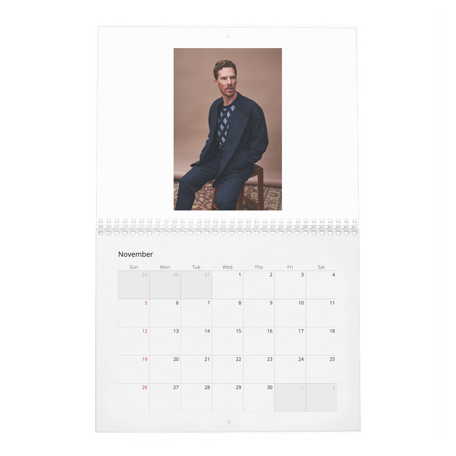 Benedict Cumberbatch - Man Of The Moment 2027 Wall Calendar