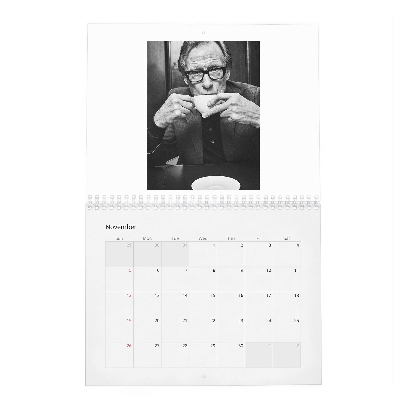 11 Bill Nighy - An Audience With 2027 Wall Calendar