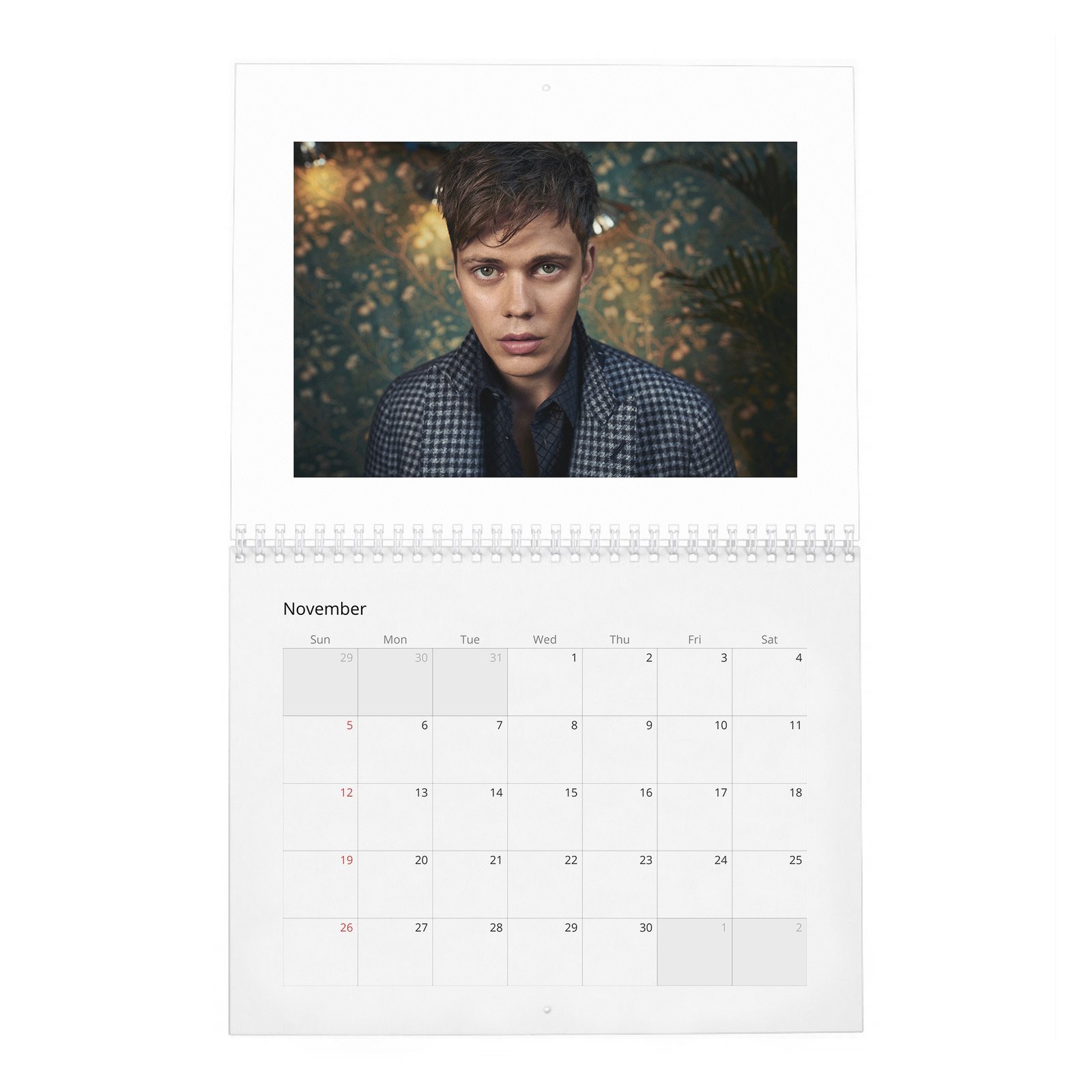 11 Bill Skarsgard - Million Dollar Bill 2027 Wall Calendar