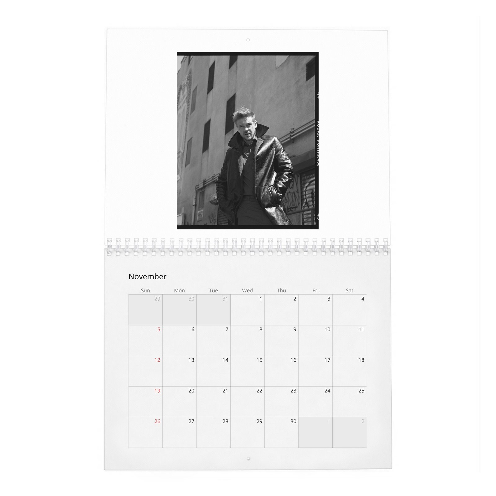 11 Boyd Holbrook - Laterals 2027 Wall Calendar
