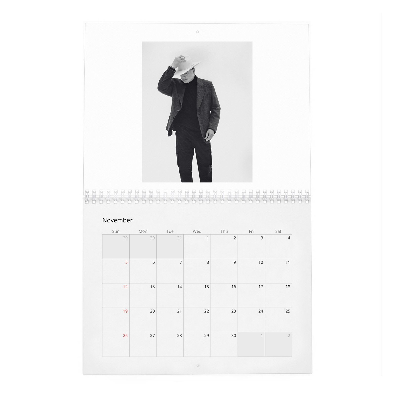11 Brendan Fraser - Made It All The Way Back 2027 Wall Calendar
