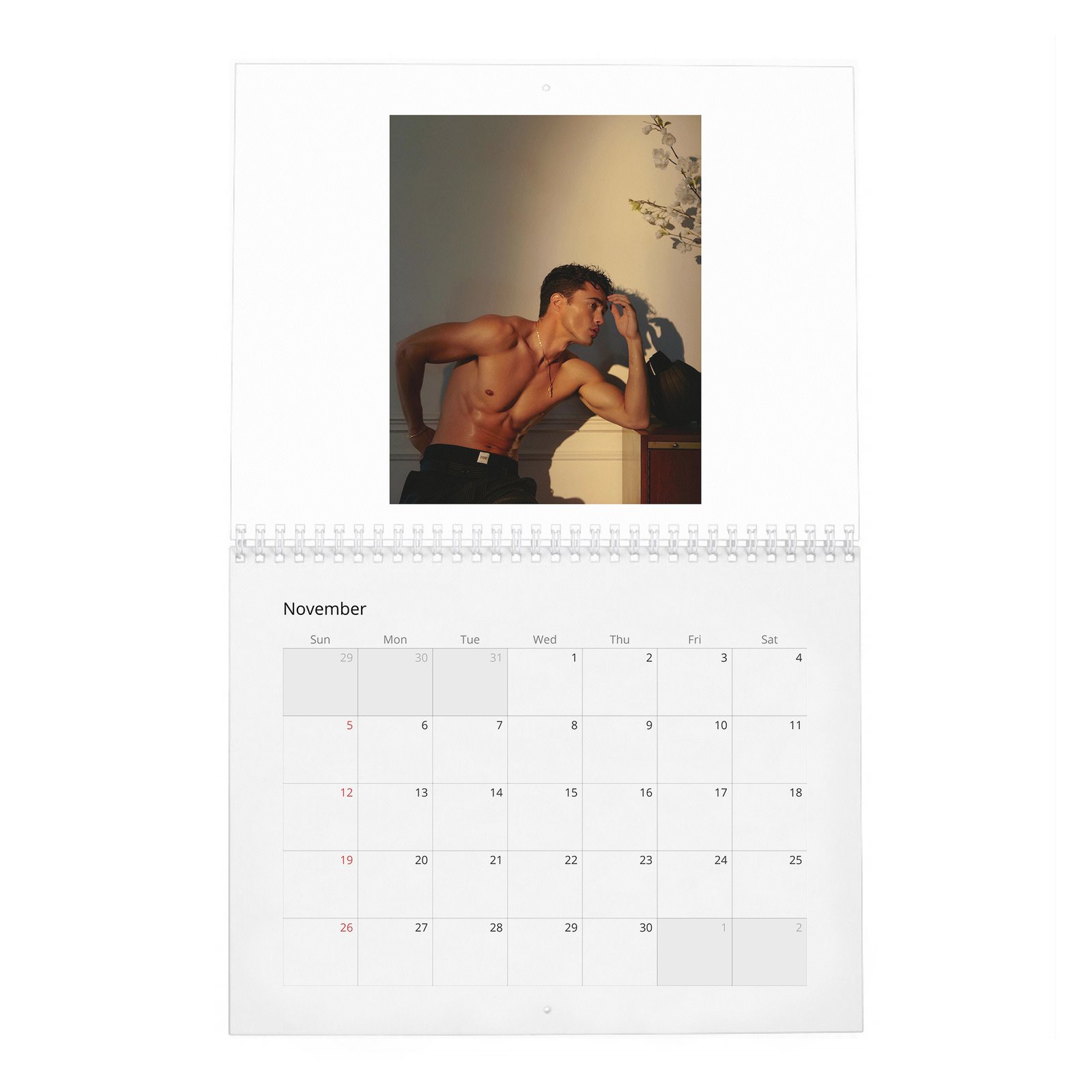 Darren Barnet - Confidence, Identity, and Growth 2027 Wall Calendar