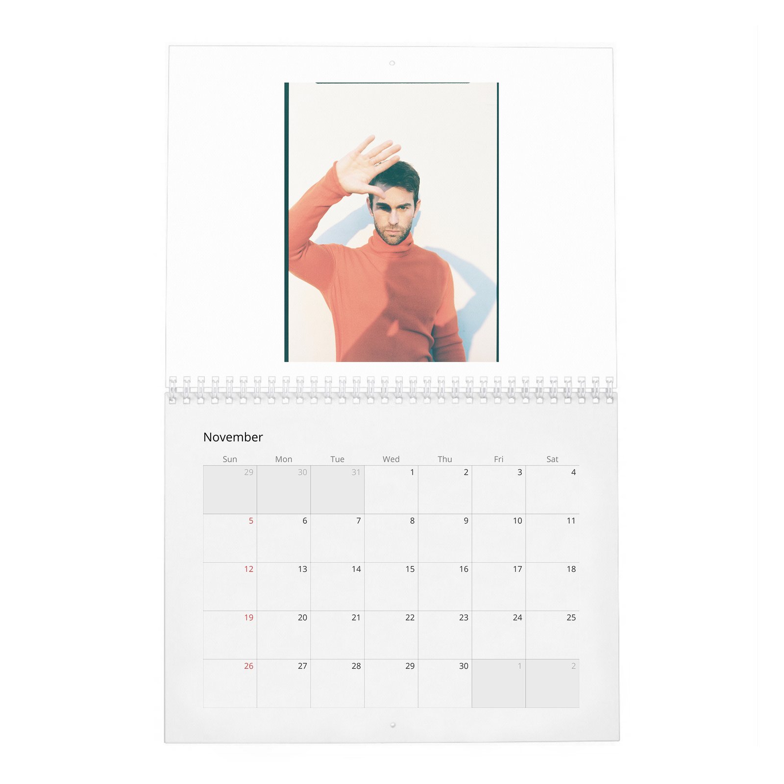 Chace Crawford - Man About Town 2027 Wall Calendar