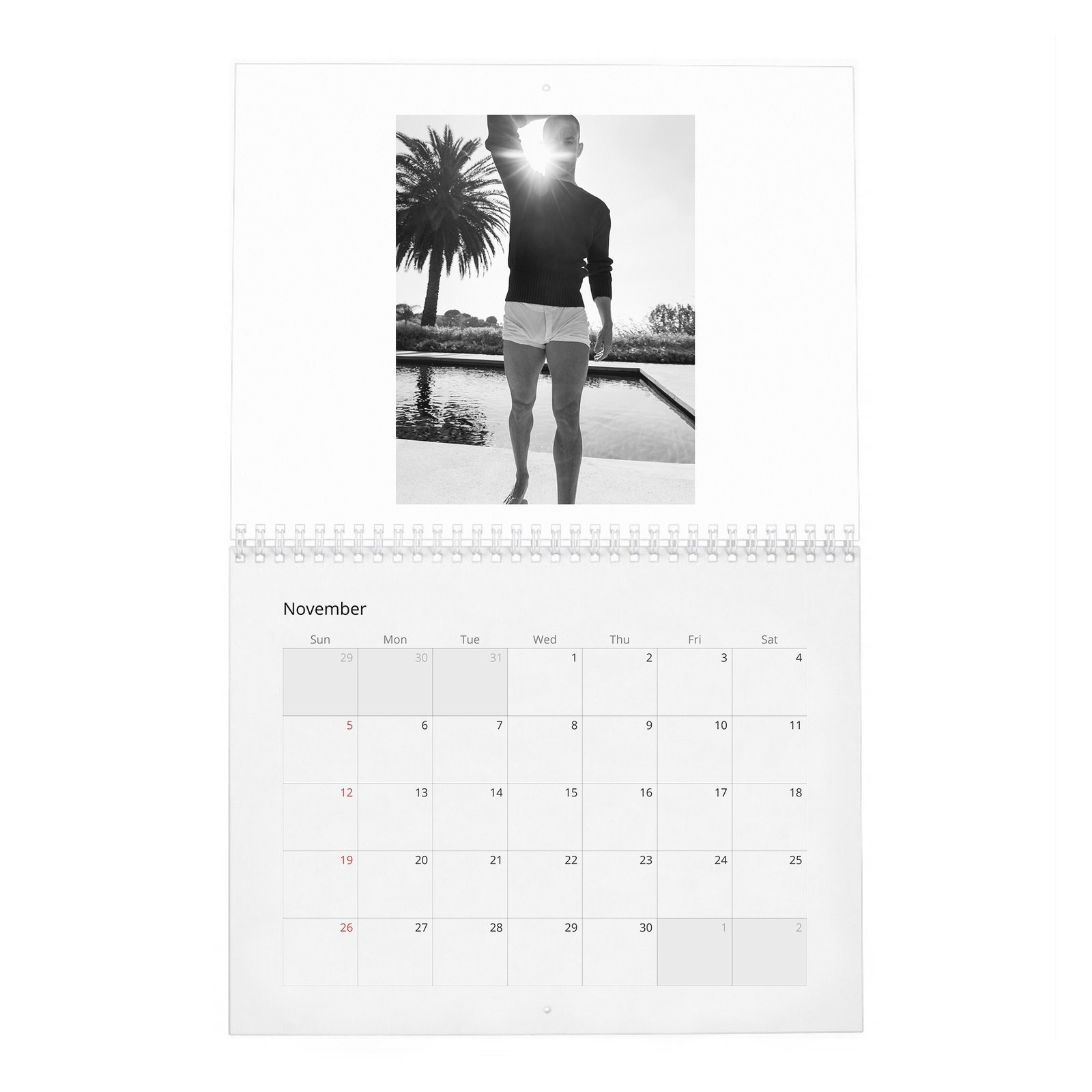 11 Channing Tatum - Second Act 2027 Wall Calendar