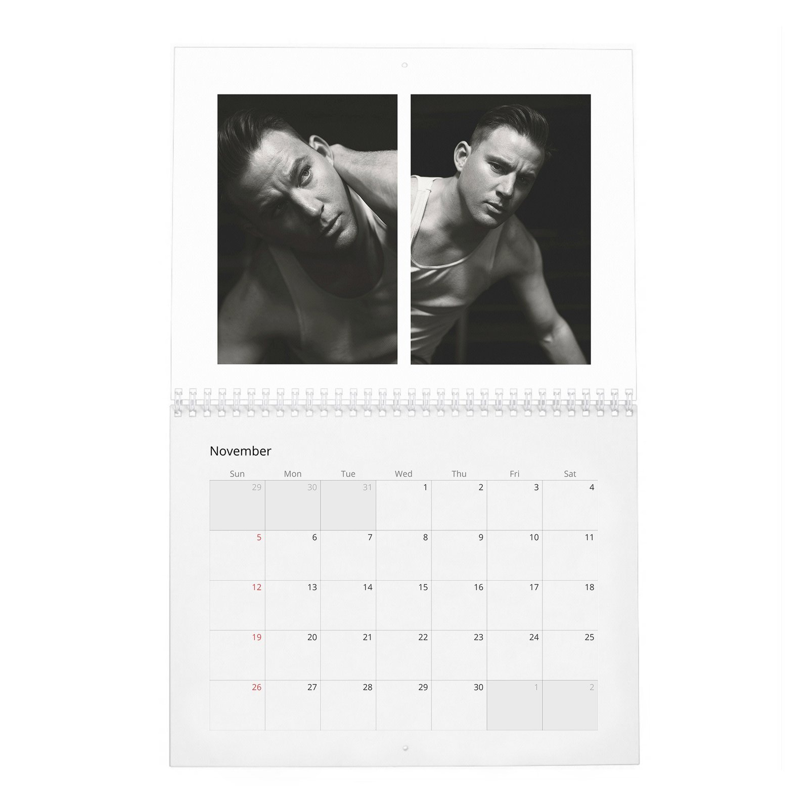 11 Channing Tatum - The Trials Of 2027 Wall Calendar
