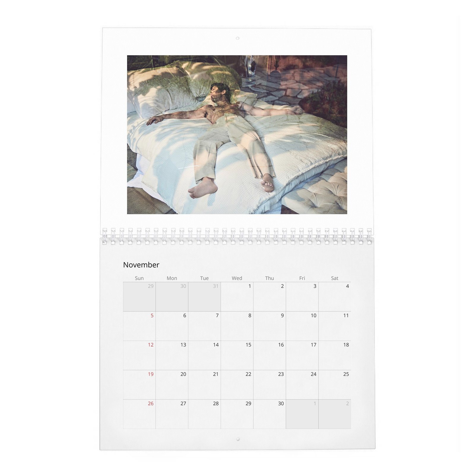 11 Chase Stokes - Wonderland 2027 Wall Calendar