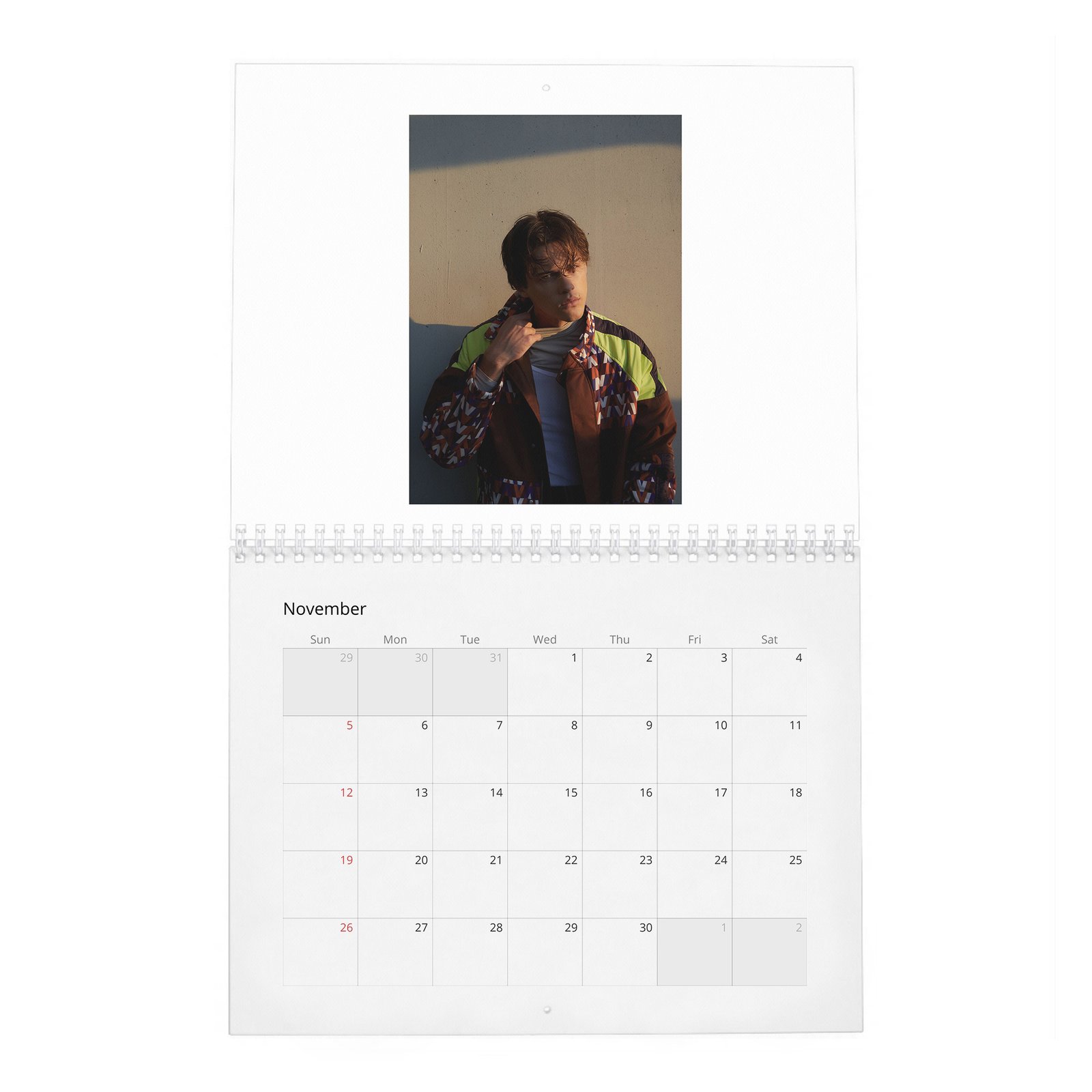Christopher Briney - Passion For Acting 2027 Wall Calendar