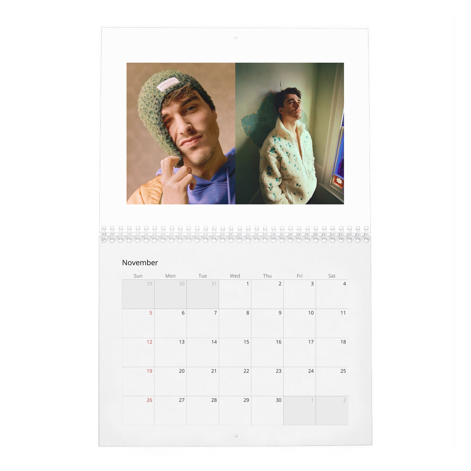 Corey Mylchreest - Leading Man 2027 Wall Calendar
