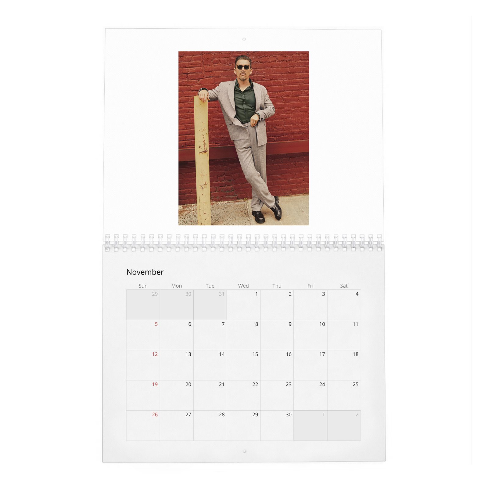 11 Ethan Hawke - Always In Style 2027 Wall Calendar