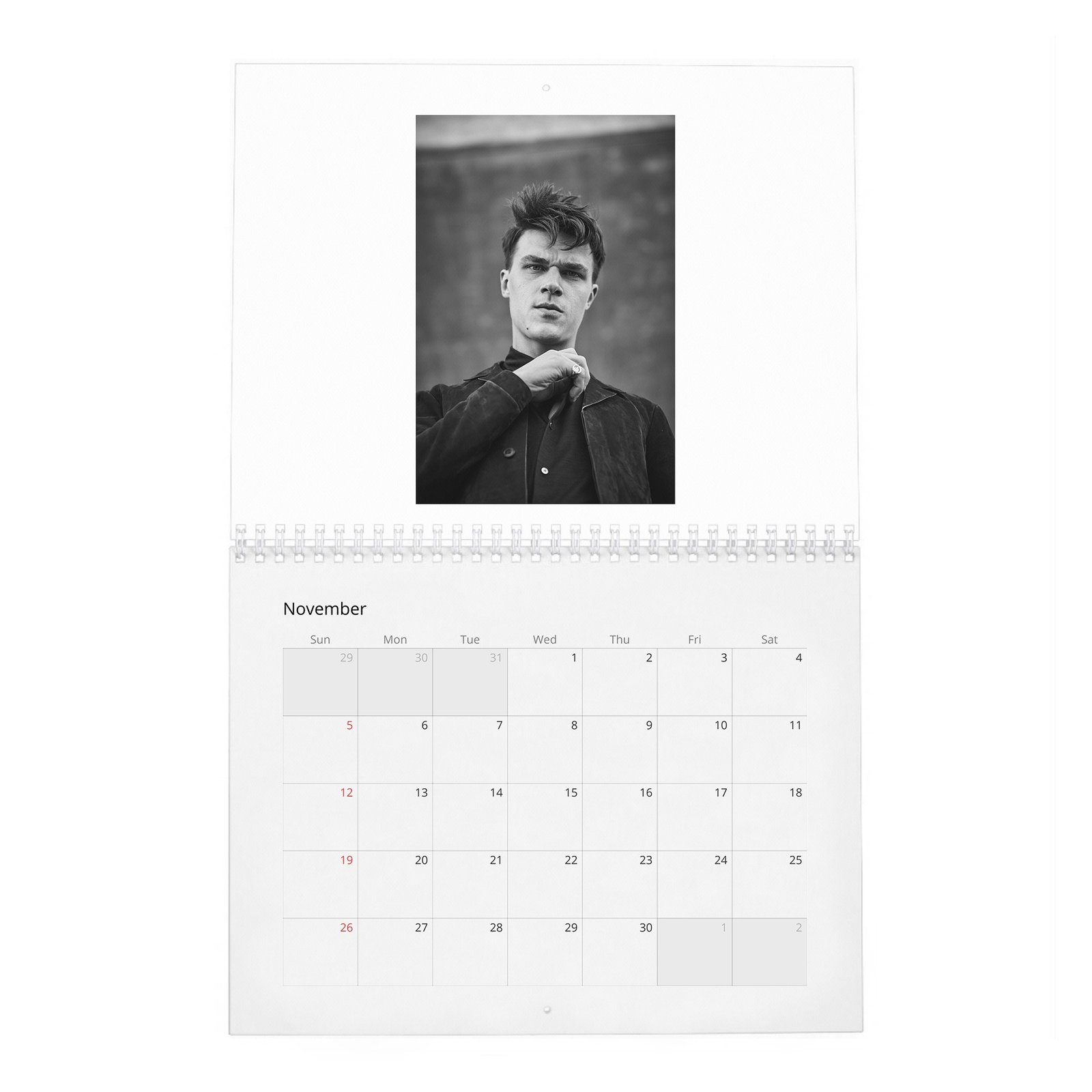 Finn Wittrock - Flaunt 2027 Wall Calendar