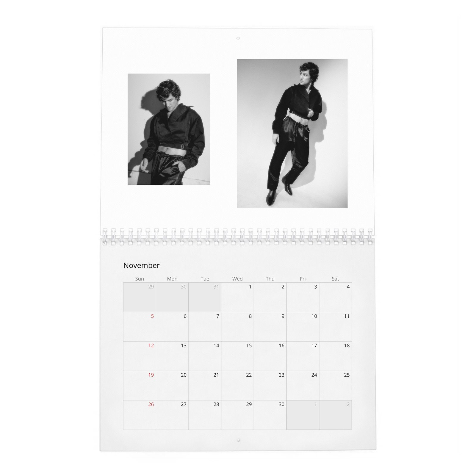 11 Gabriel Leone - Content 2027 Wall Calendar