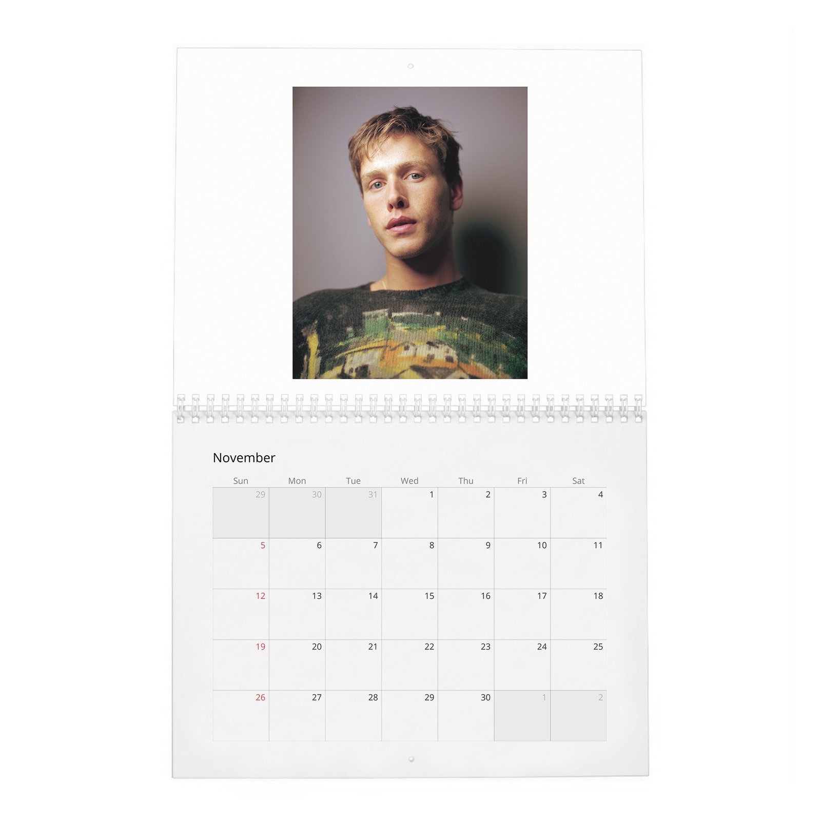 Harris Dickinson - Wonderland 2027 Wall Calendar