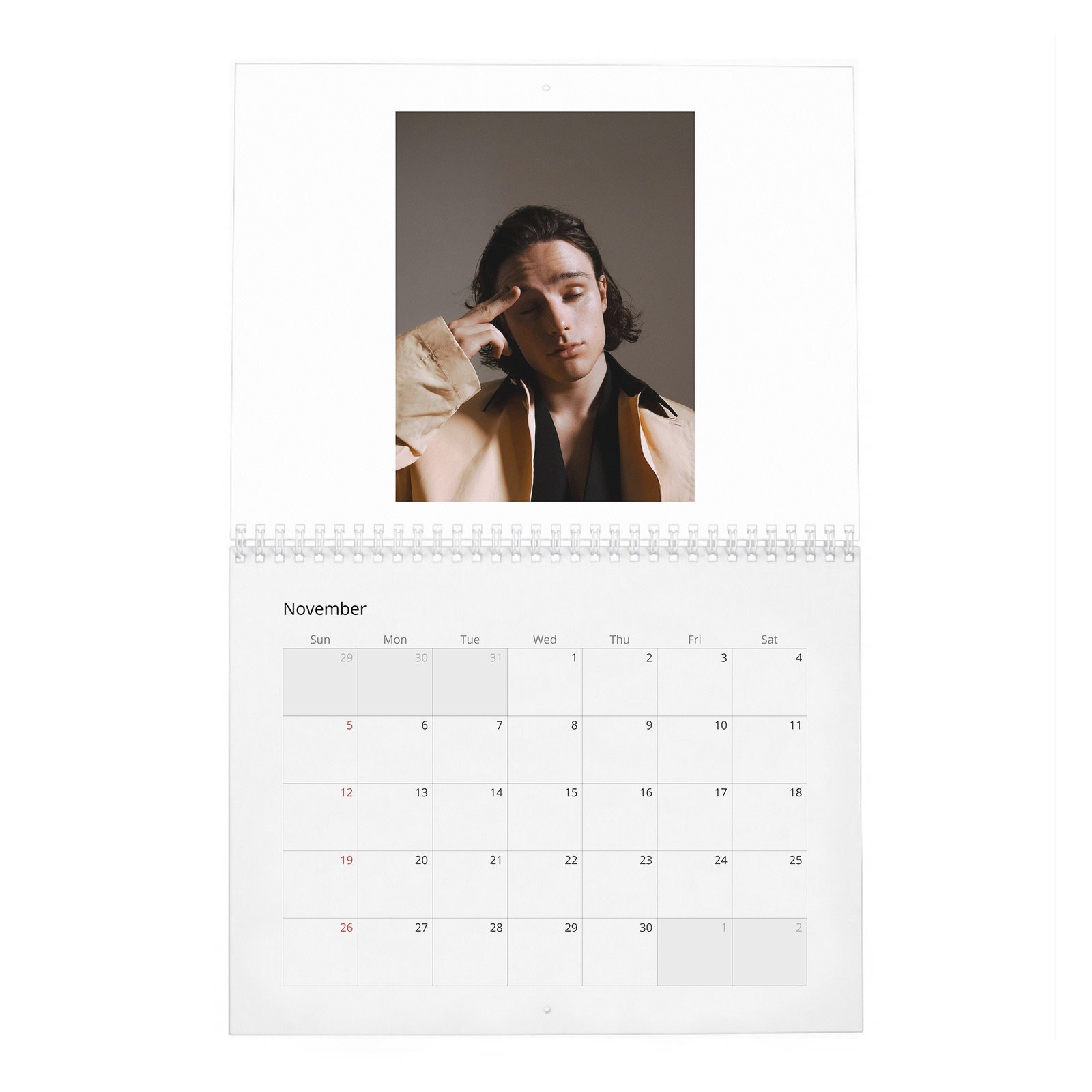 Harry Collett - Fire In The Belly 2027 Wall Calendar