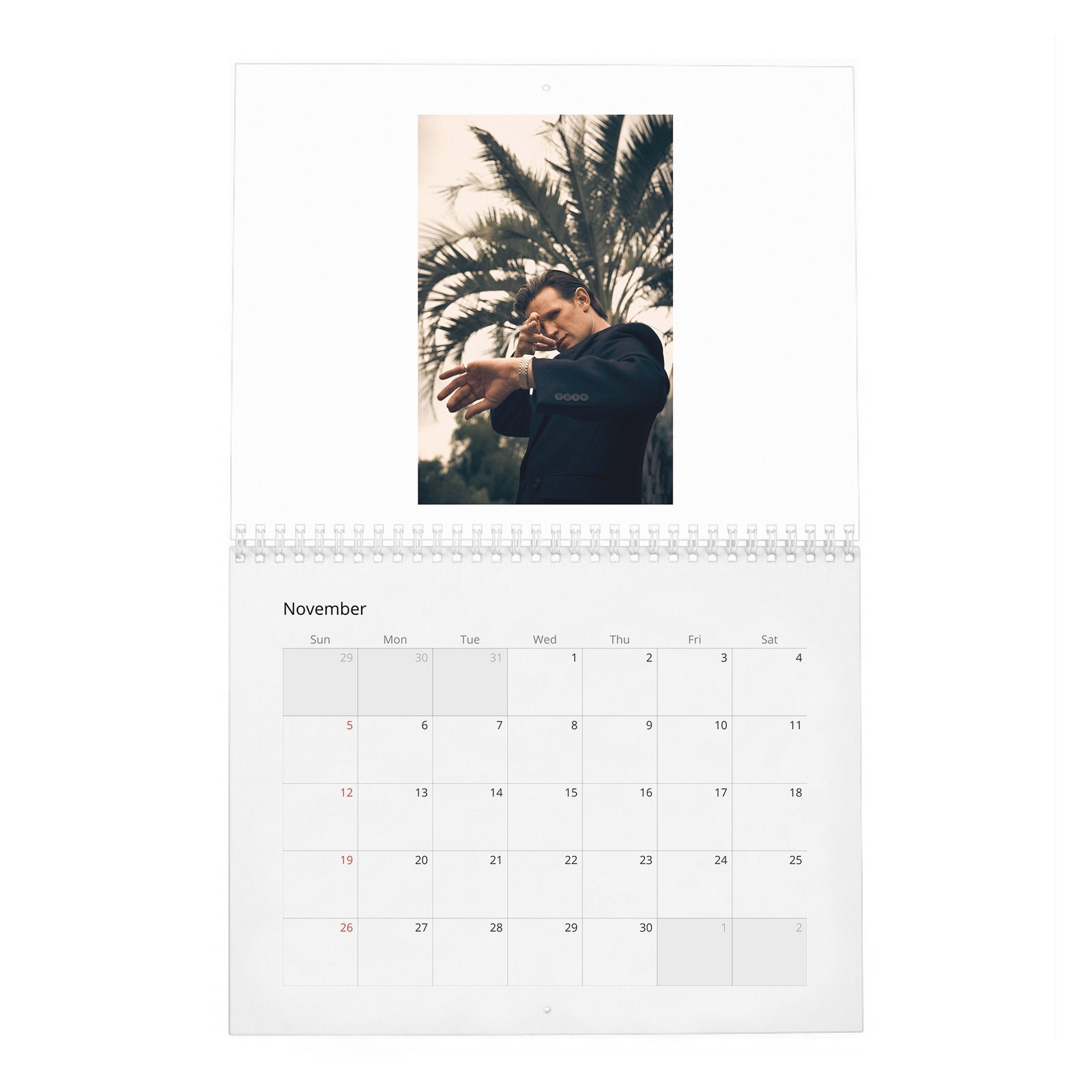 11 Matt Smith - Flaunt 2027 Wall Calendar