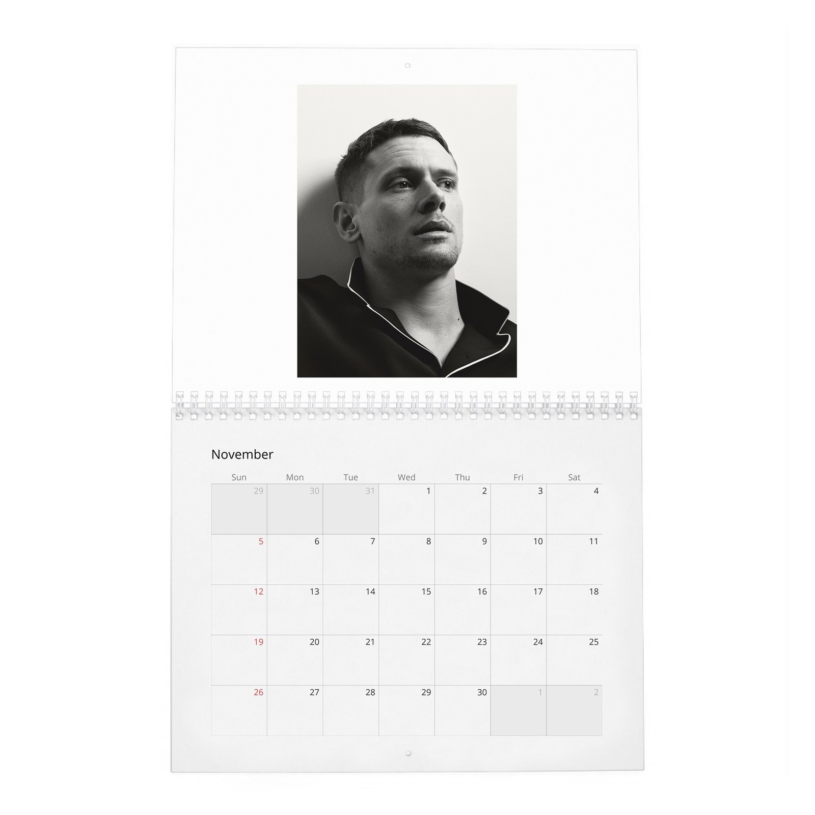 11 Jack O'Connell - Interview 2027 Wall Calendar