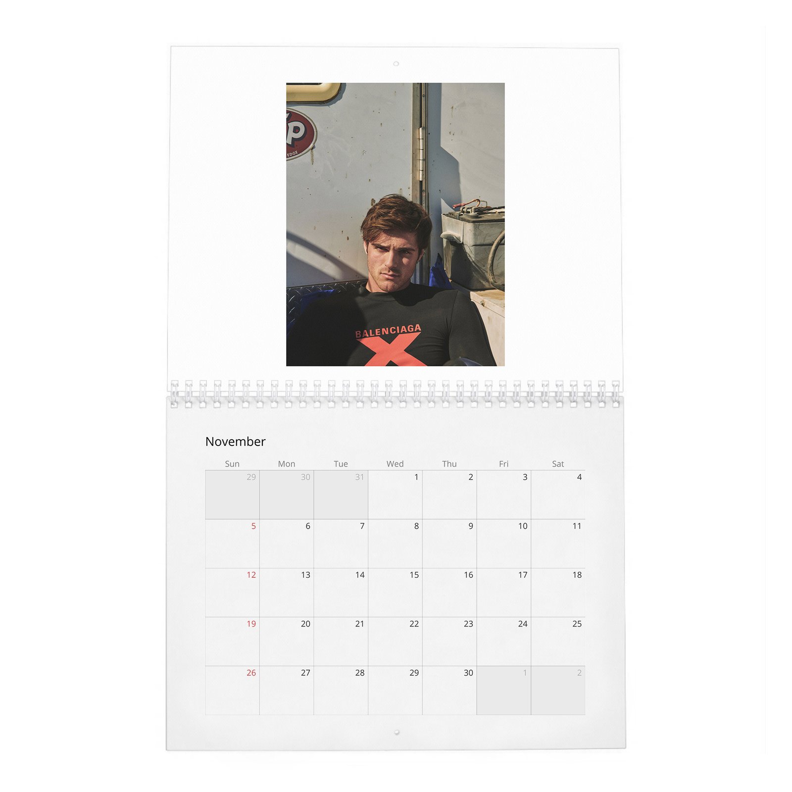 Jacob Elordi - Overdrive 2027 Wall Calendar