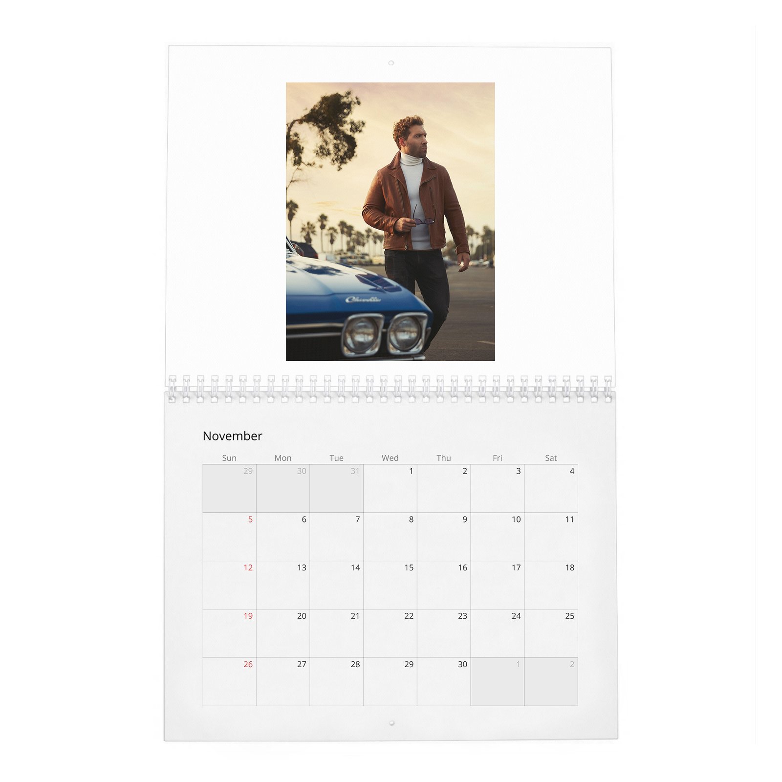 Jai Courtney - The Killer In Me 2027 Wall Calendar