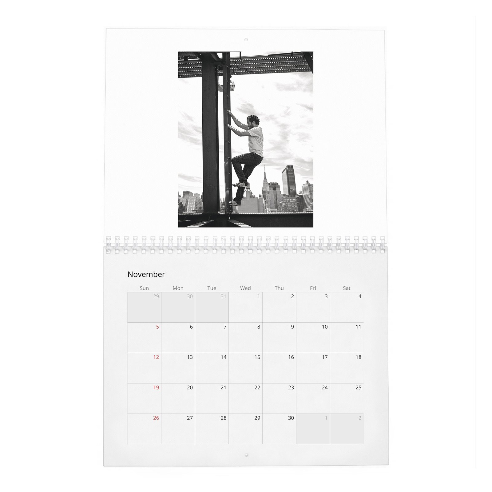 11 Jake Gyllenhaal - The A-List's Hippest Player 2027 Wall Calendar