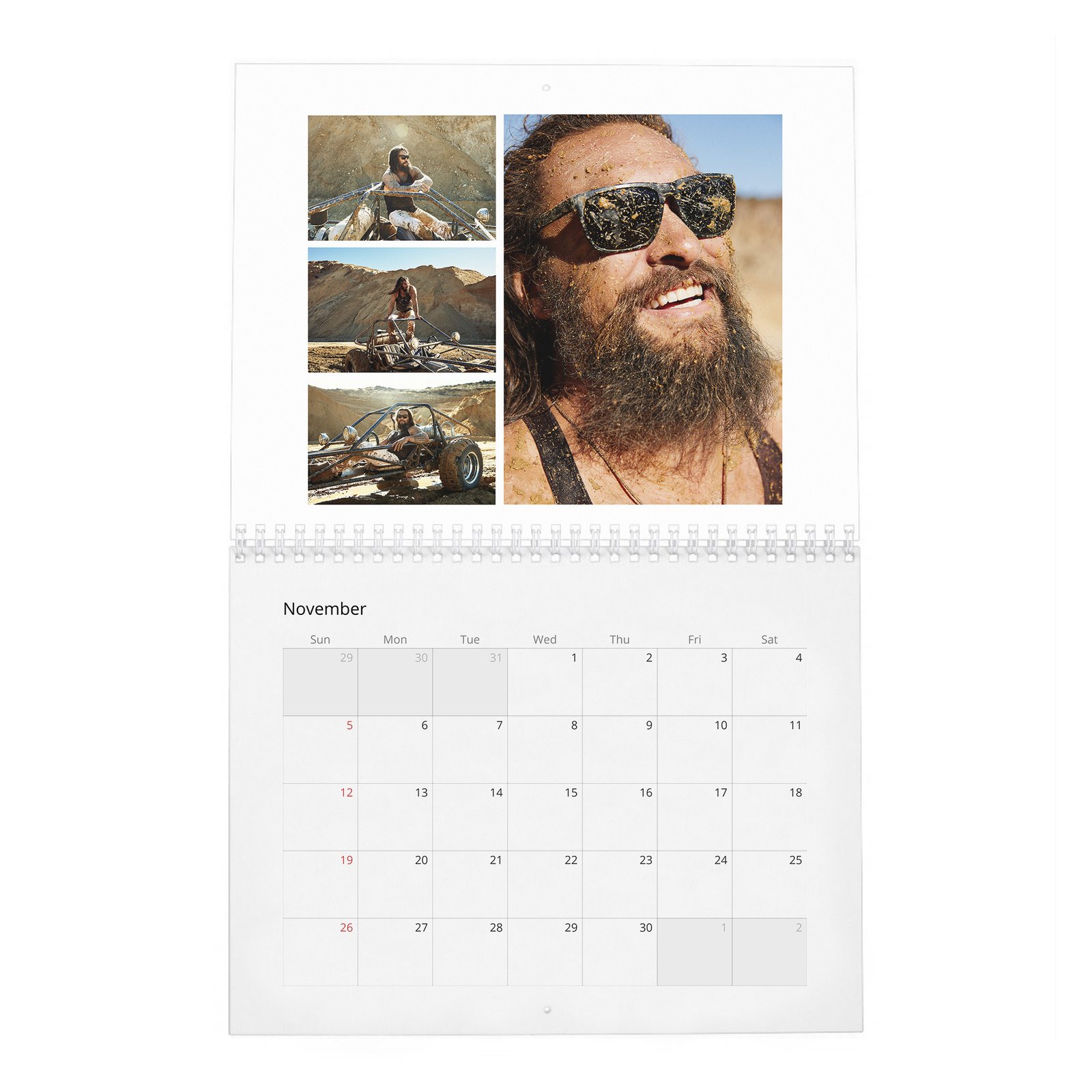 11 Jason Momoa - A New Hero Is Born 2027 Wall Calendar