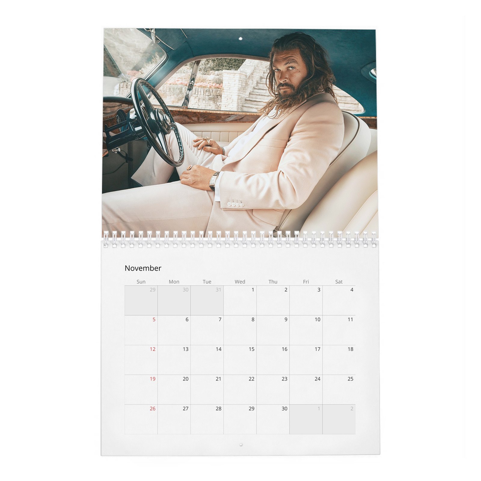 11 Jason Momoa - New Tricks 2027 Wall Calendar