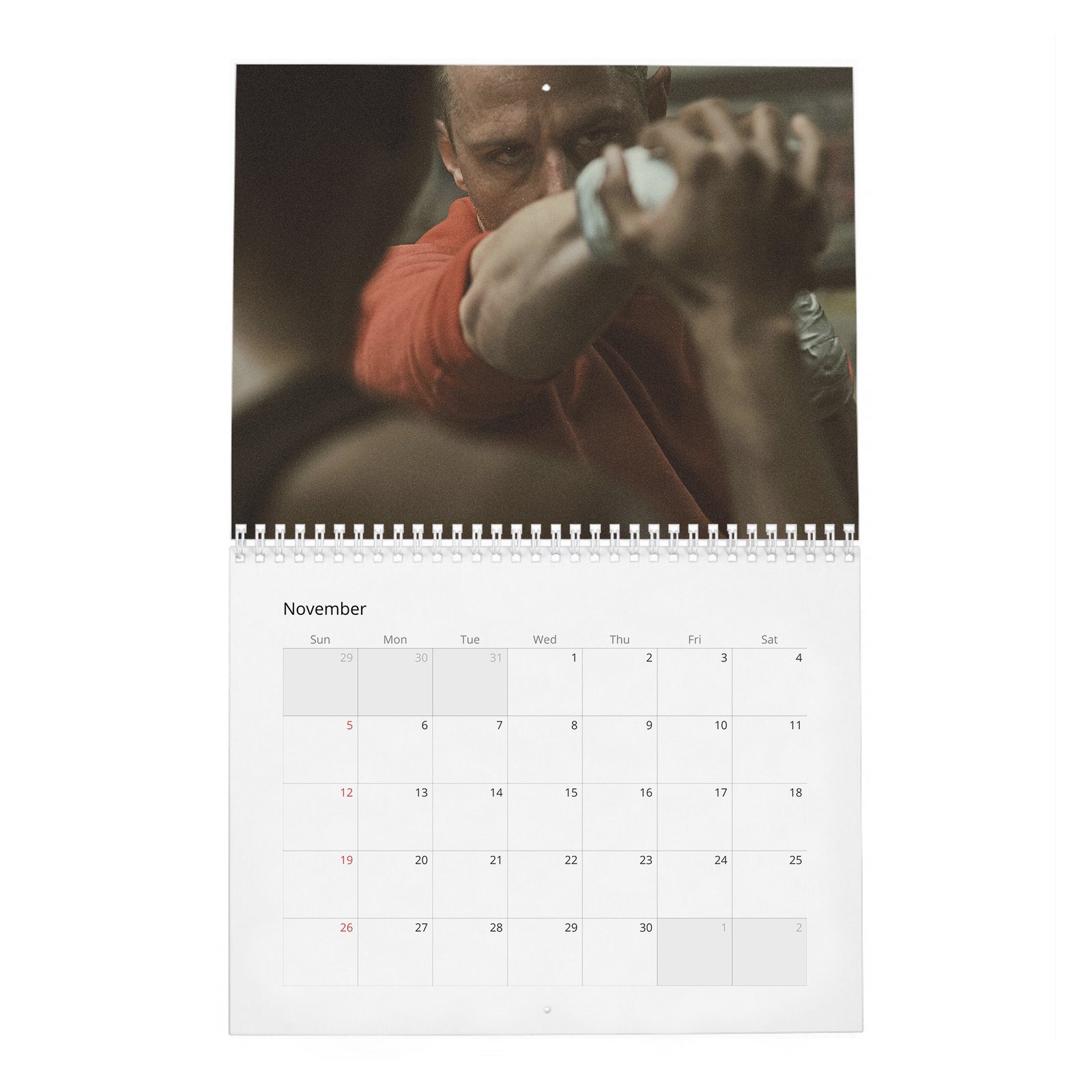 11 Jeremy Strong - The Relentless 2027 Wall Calendar