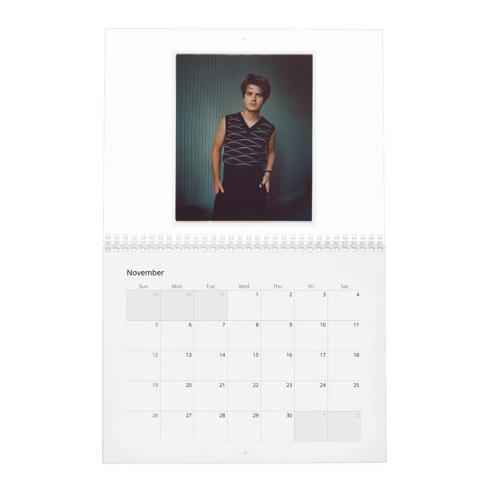 Joe Keery - Levels Up 2027 Wall Calendar