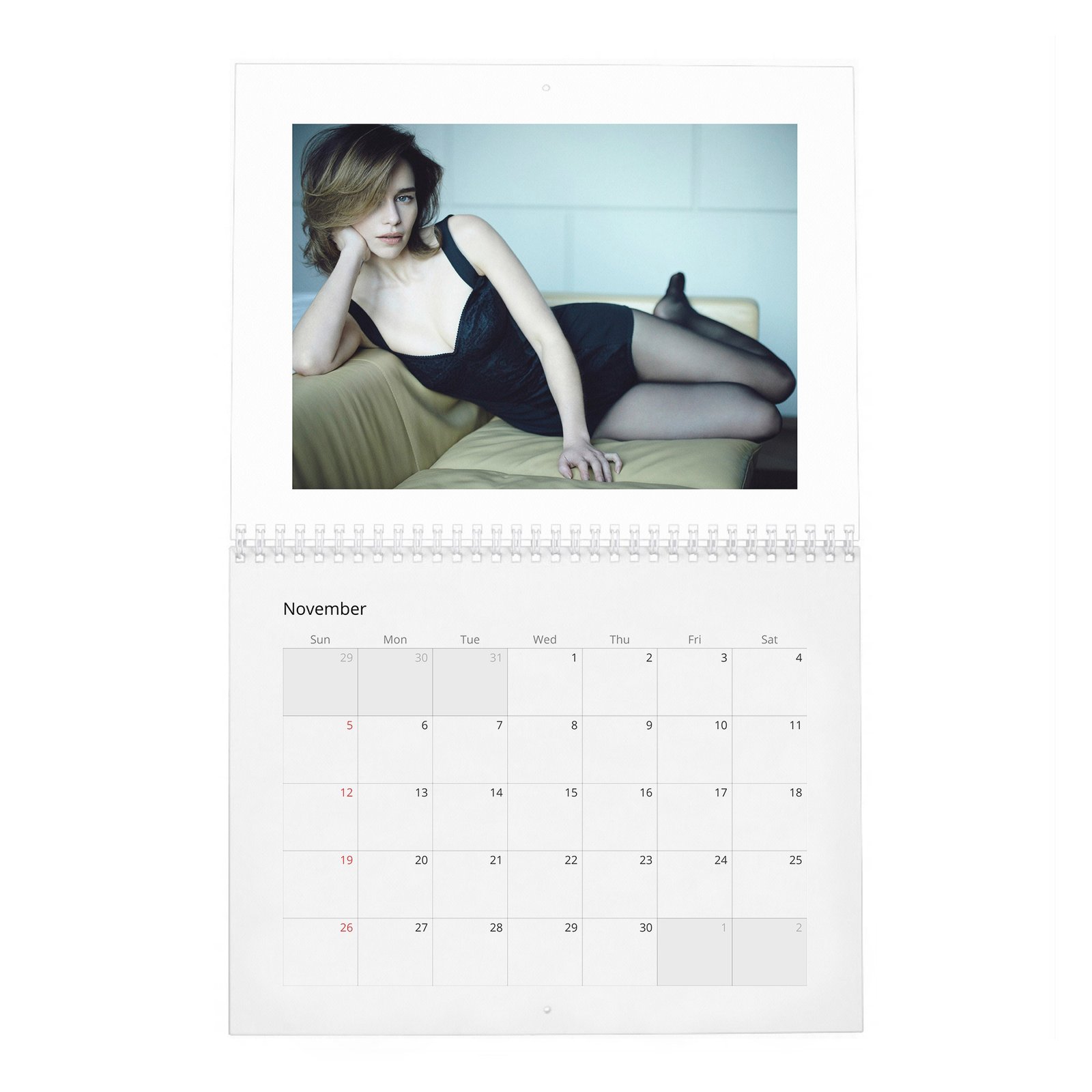 Emilia Clarke - Makes It Reign 2027 Wall Calendar