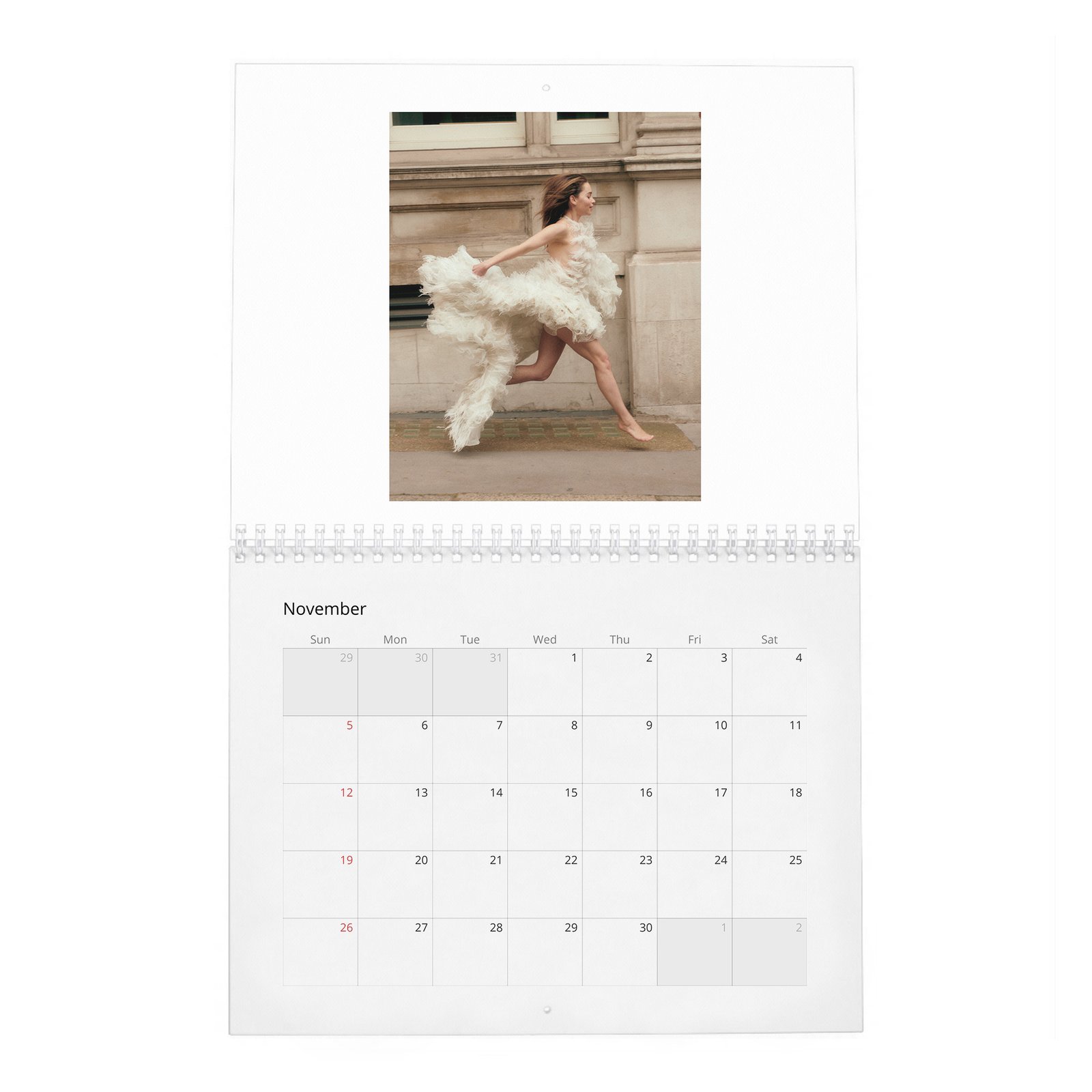 11 (2) Emilia Clarke - Power and Passion 2027 Wall Calendar
