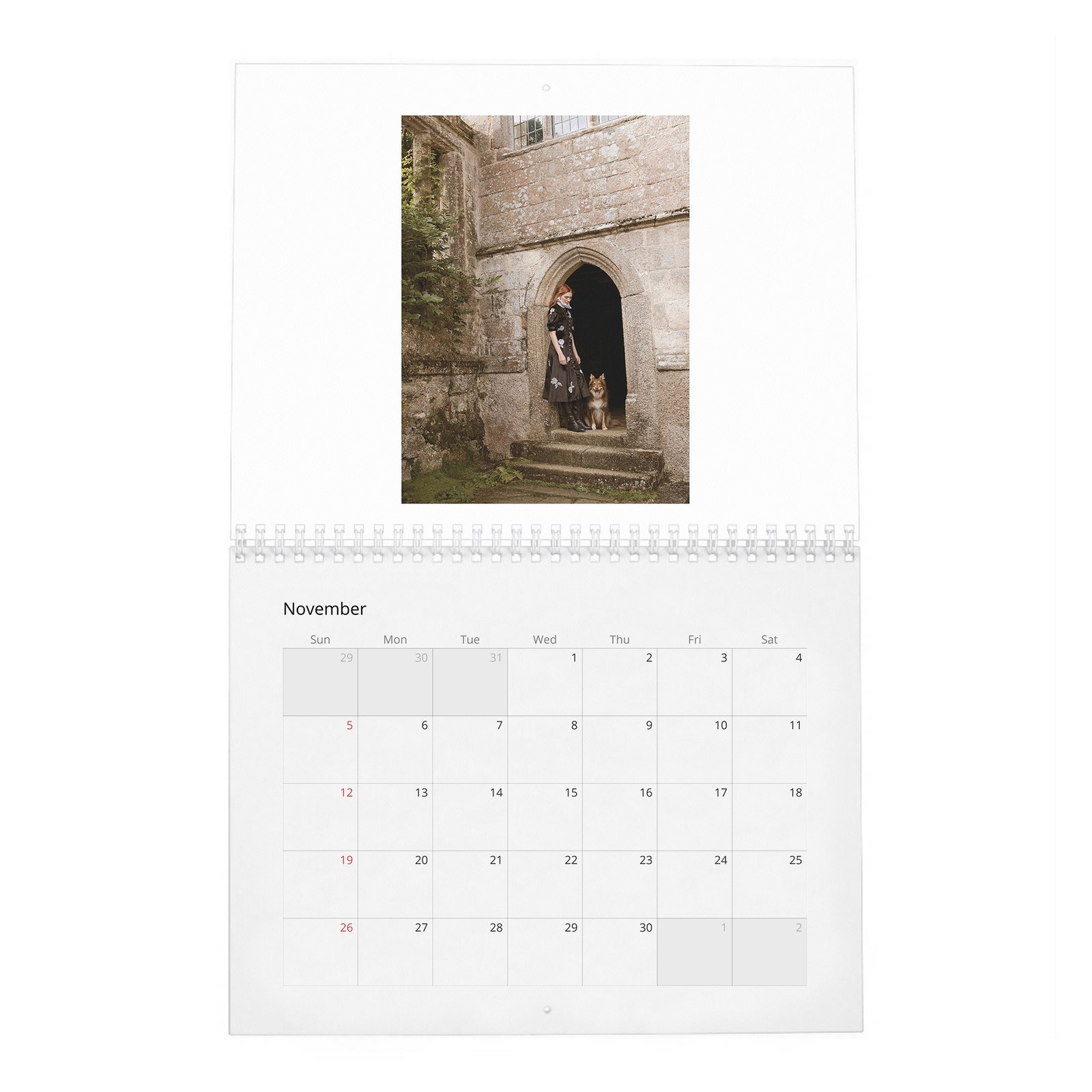 11 Eleanor Tomlinson - O Brave New World 2027 Wall Calendar