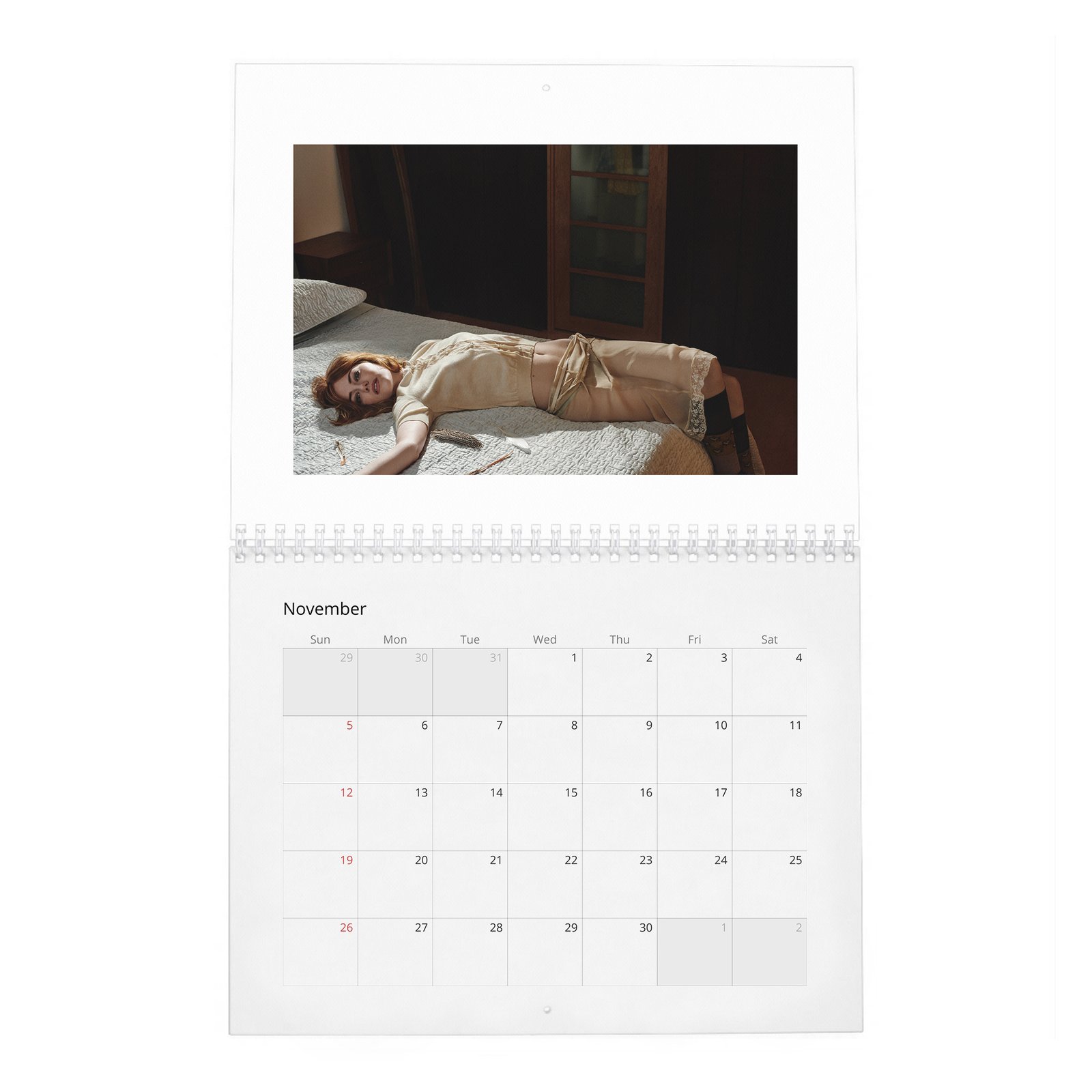 11 Emma Stone - Interview 2027 Wall Calendar