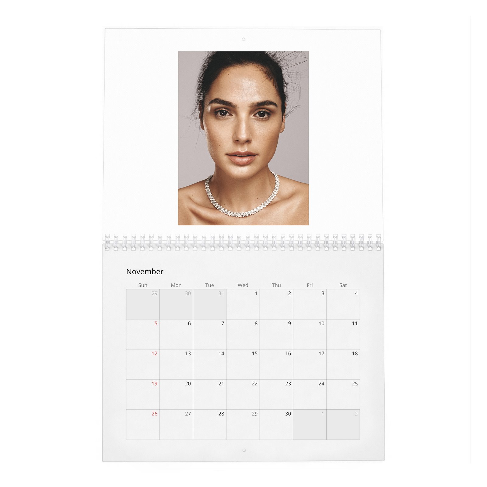 11 Gal Gadot - Real-Life Heroine 2027 Wall Calendar